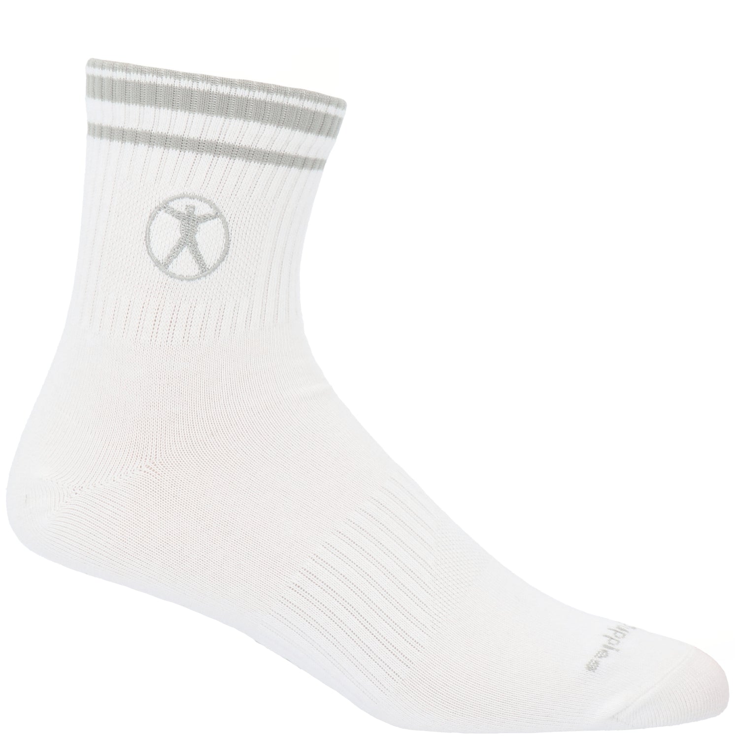 Calcetines co men body quarter para hombre color blanco 1