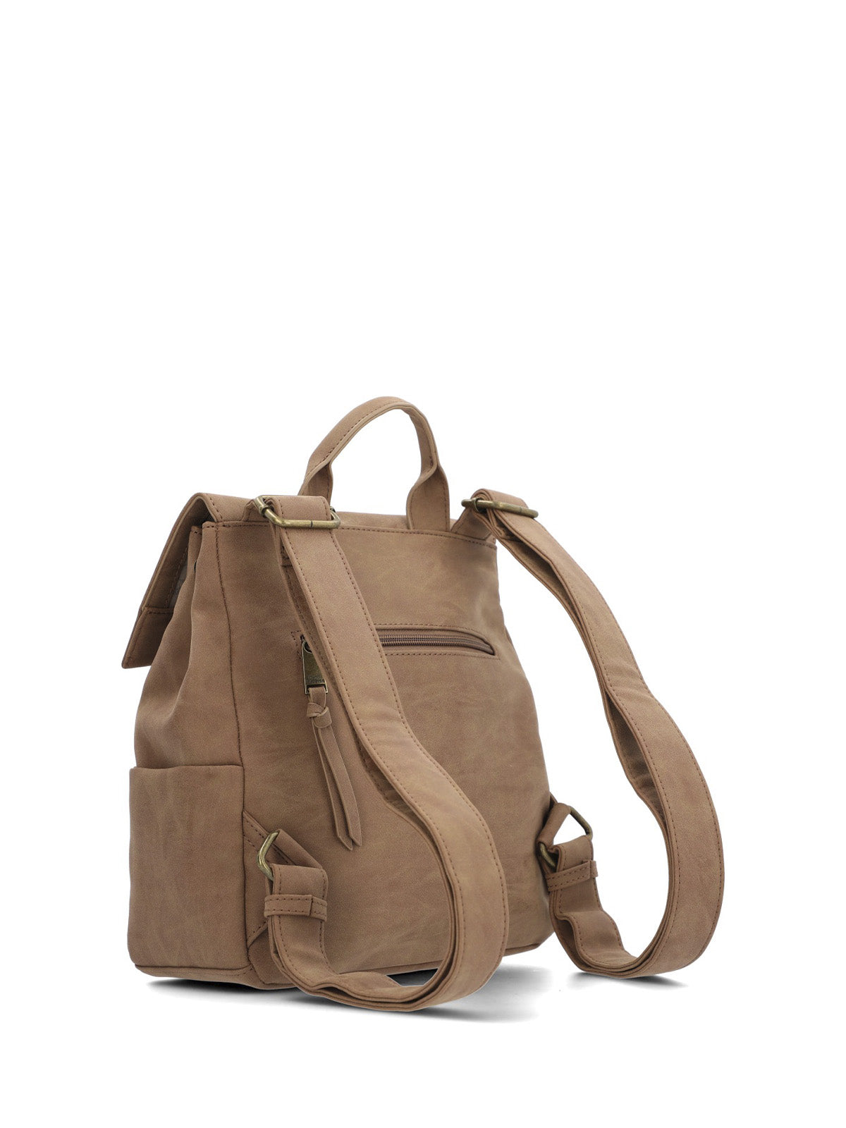 Cartera Dallas Back Bag Ecocuero Caramelo para Mujer Hush Puppies
