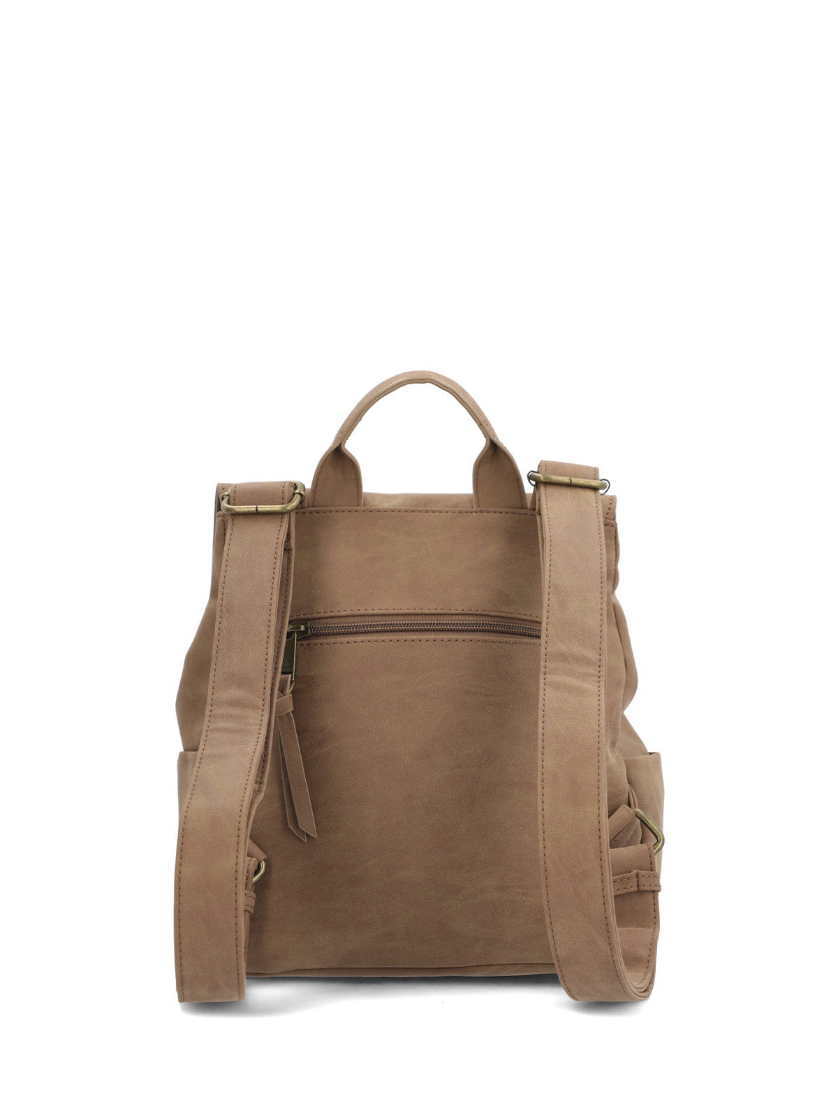 Cartera Dallas Back Bag Ecocuero Caramelo para Mujer Hush Puppies