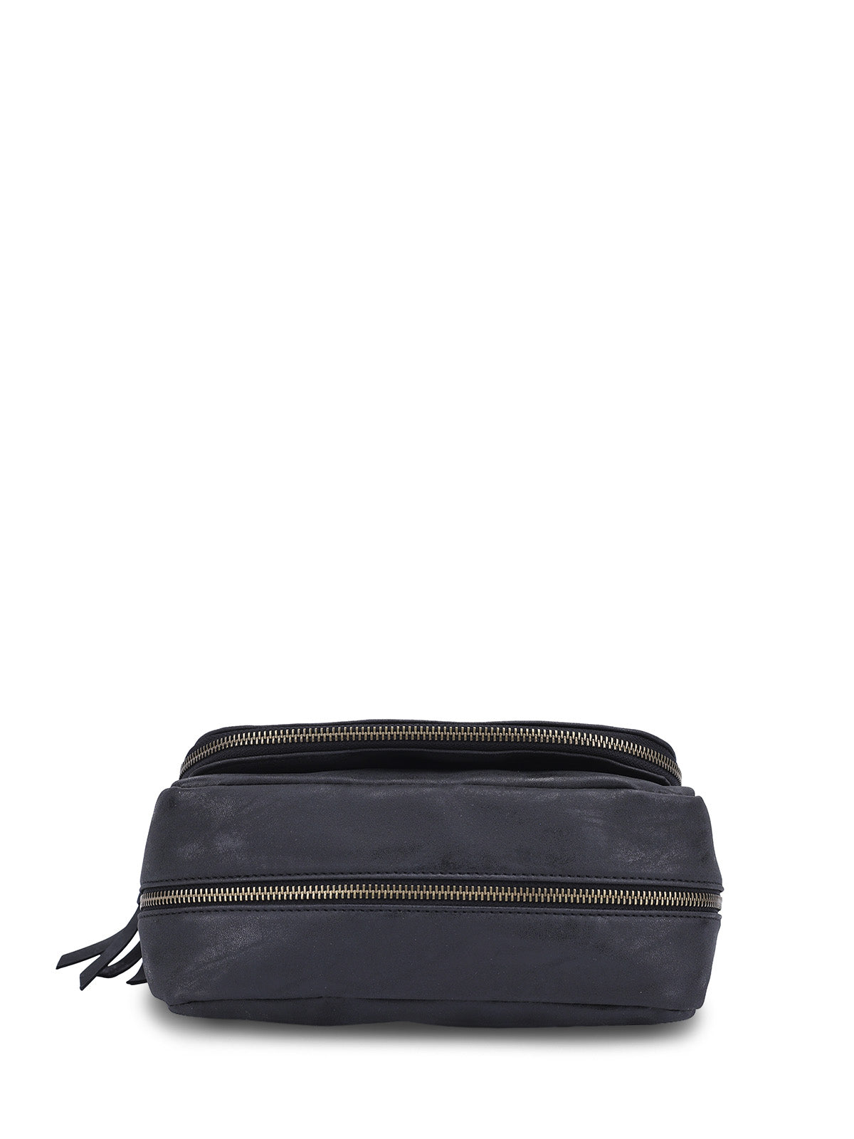 Cartera Derby Cross Ecocuero Negra para Mujer Hush Puppies