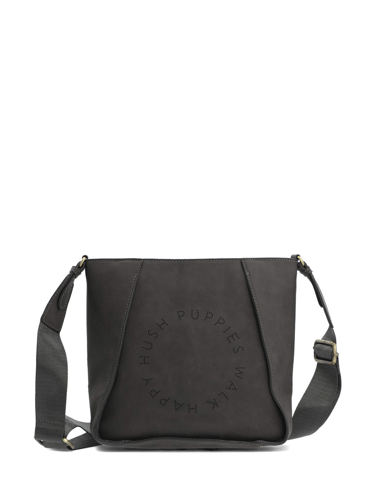 Cartera Hush Bag Ecocuero Negra para Mujer Hush Puppies