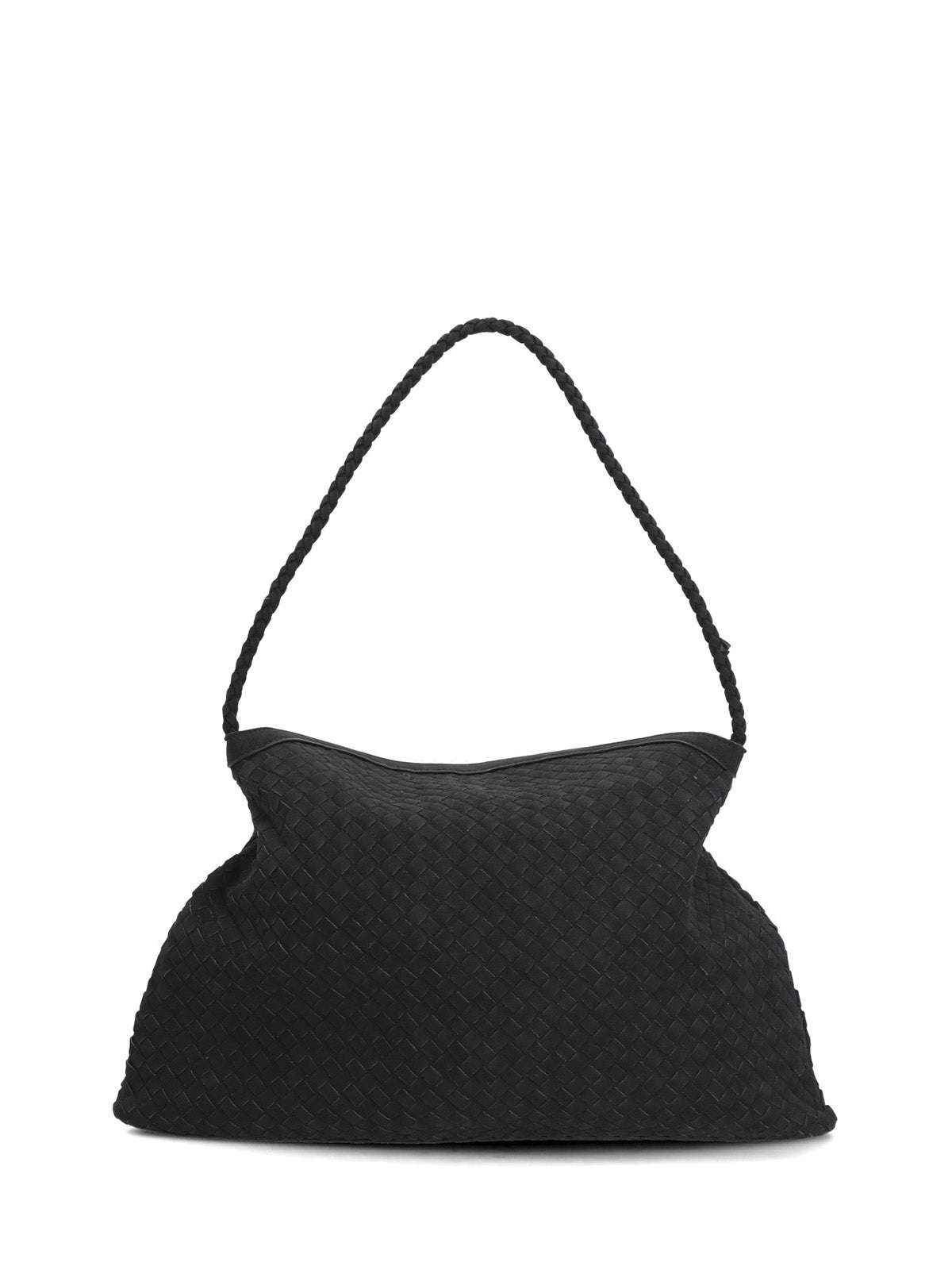 Cartera Brigg Hobo Ecocuero Negra para Mujer Hush Puppies