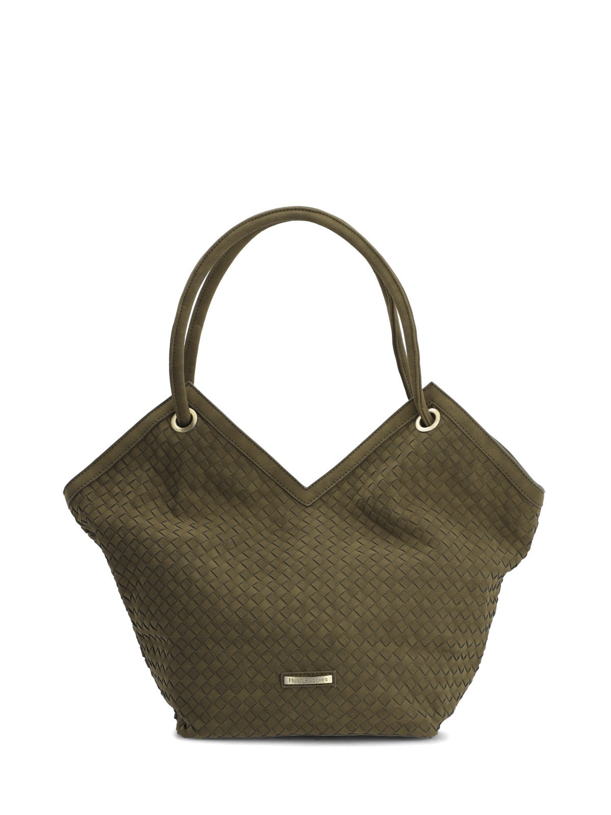 Cartera Bromley Bag Ecocuero Verde para Mujer Hush Puppies
