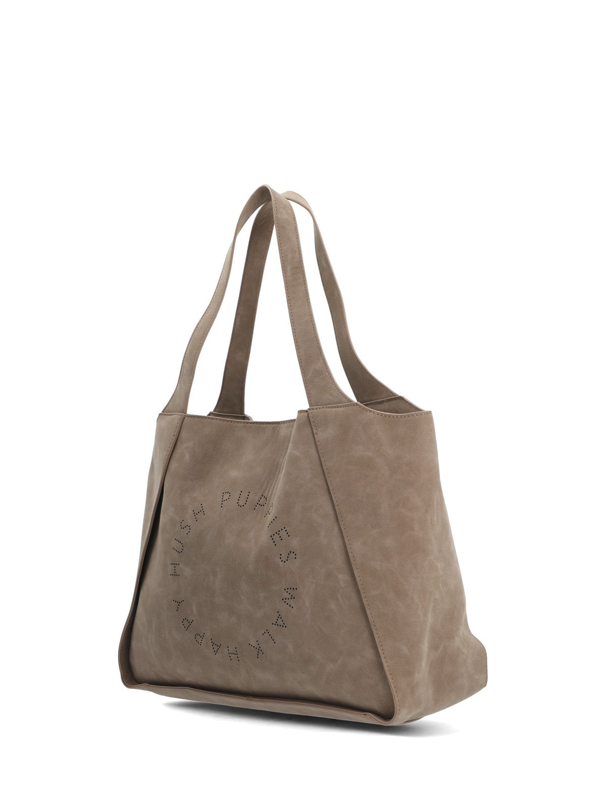 Cartera Hush Tote Ecocuero Café para Mujer Hush Puppies