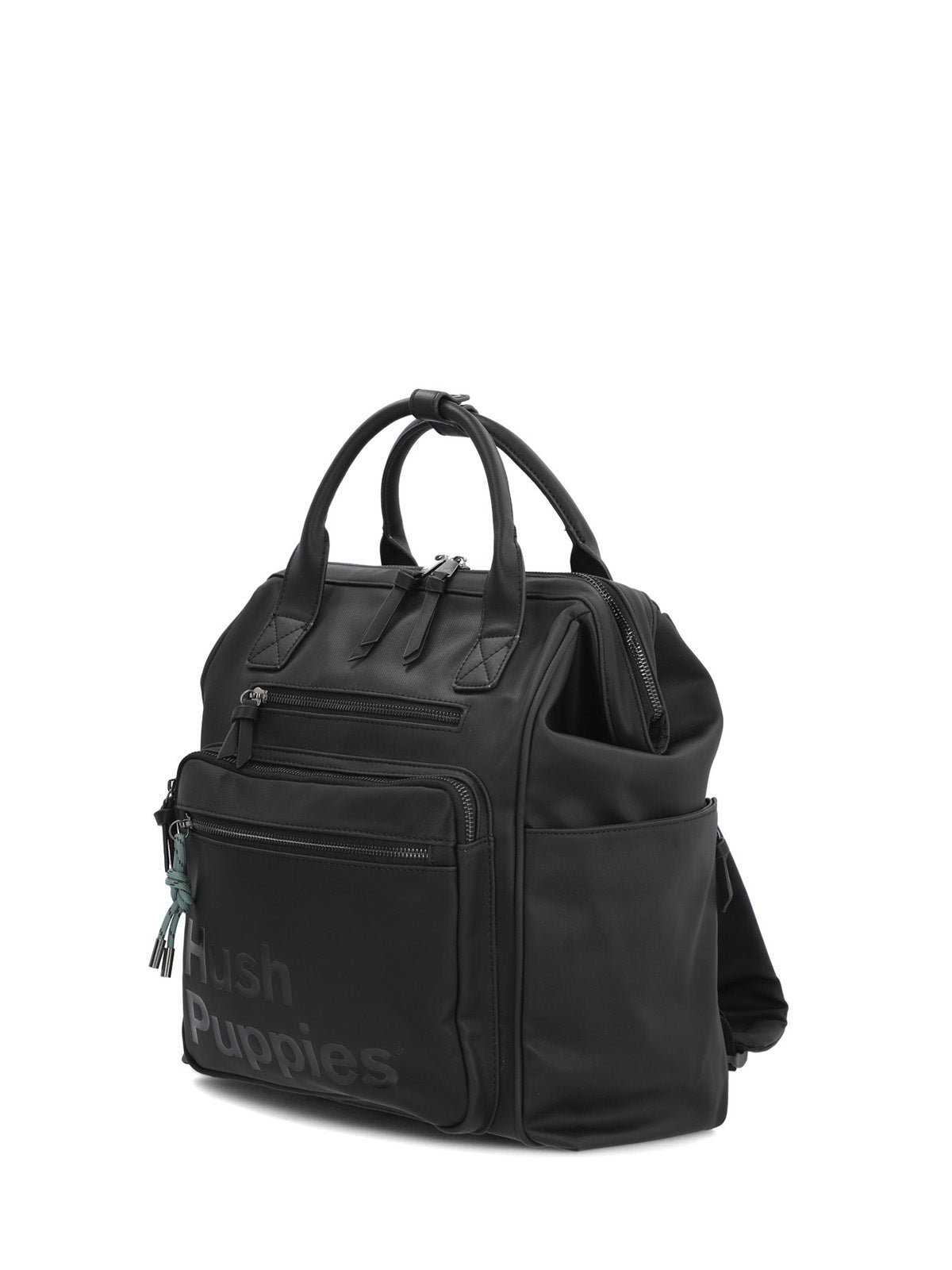 Cartera Horsham Back Bag Ecocuero Negra para Mujer Hush Puppies