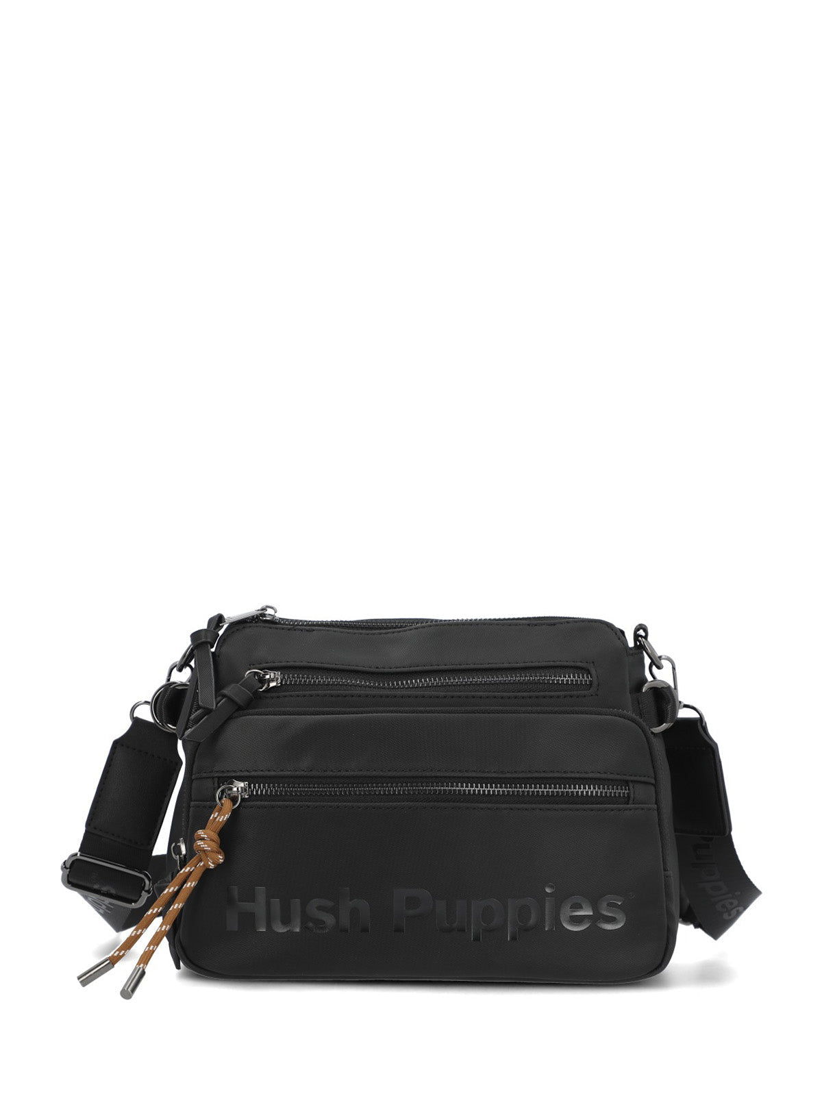 Cartera Havant Cross Ecocuero Negra para Mujer Hush Puppies