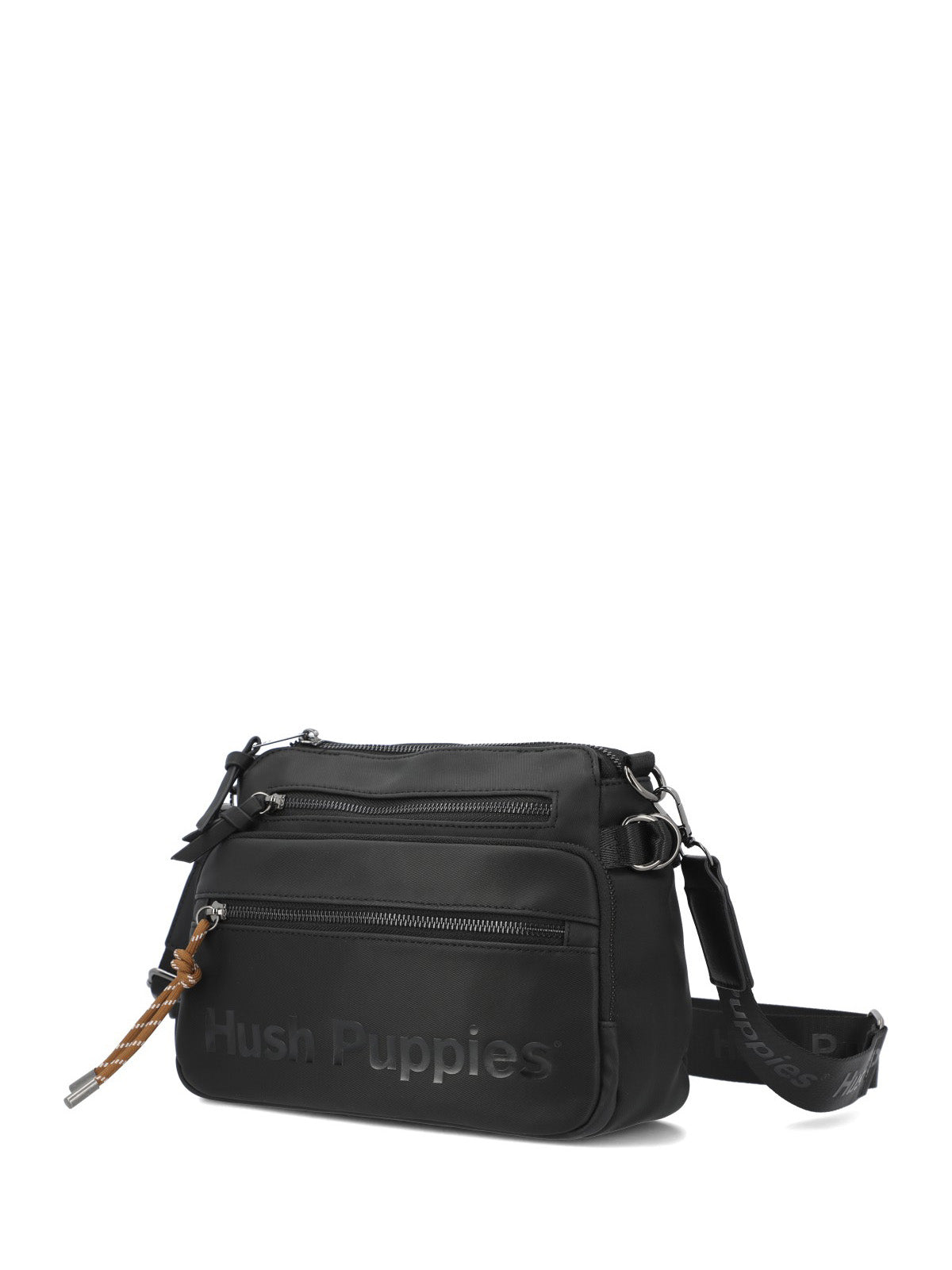 Cartera Havant Cross Ecocuero Negra para Mujer Hush Puppies