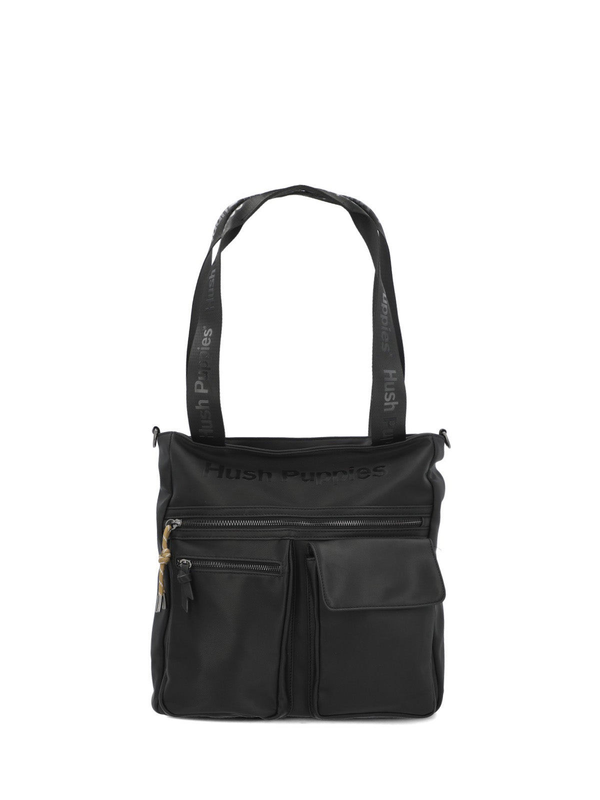 Cartera Hebden Bag Ecocuero Negra para Mujer Hush Puppies