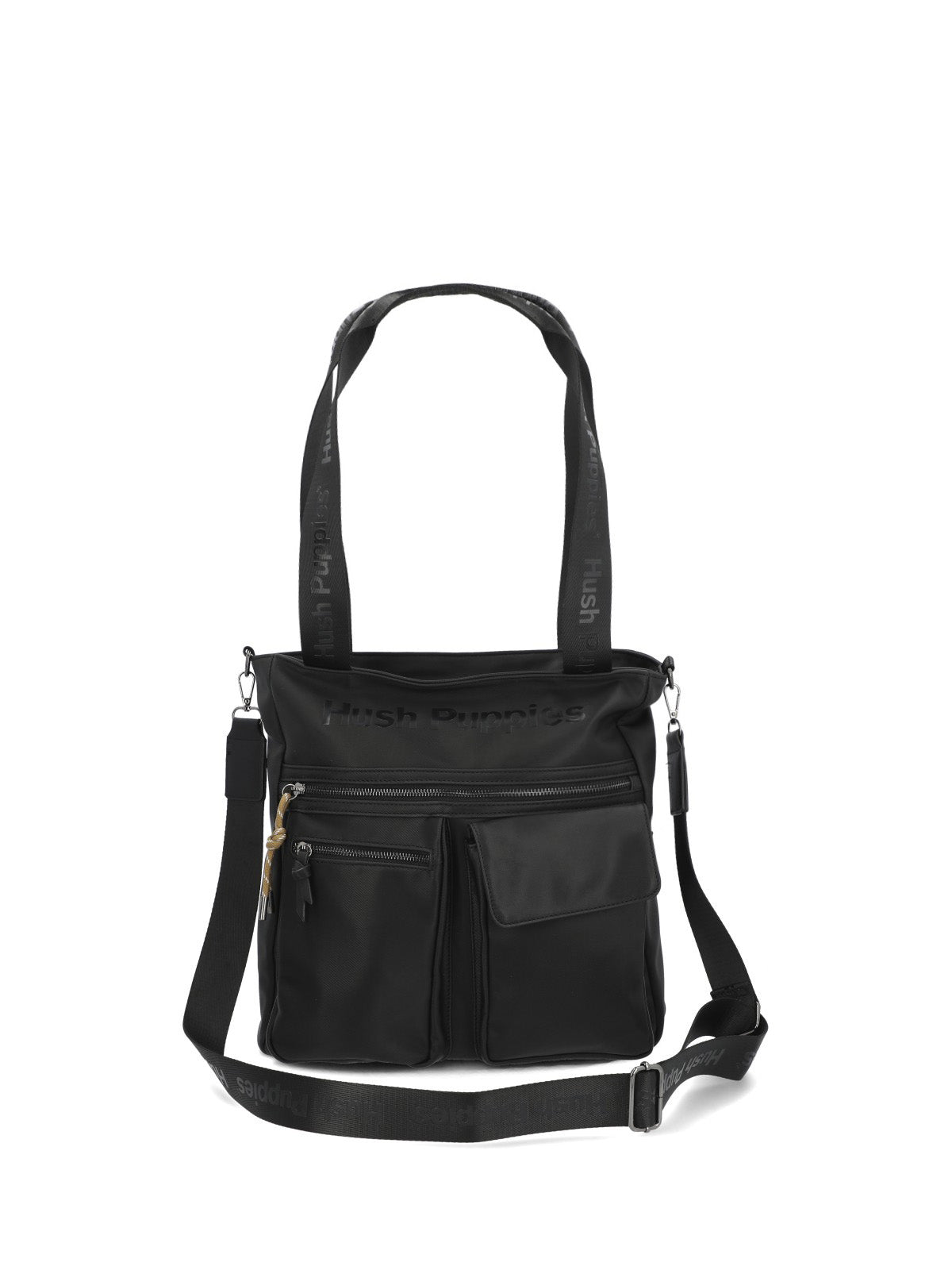 Cartera Hebden Bag Ecocuero Negra para Mujer Hush Puppies