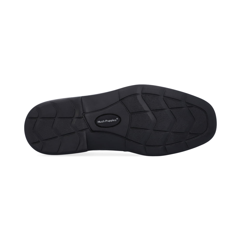 Zapato Vestir Cuero Negro Stocks Hombre Hush Puppies 5
