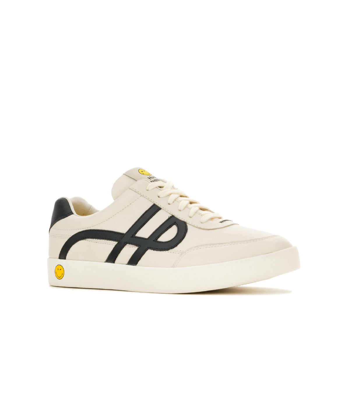 Zapatilla Cuero para Hombre Smiley Seventy8 Charlie Blanca 1