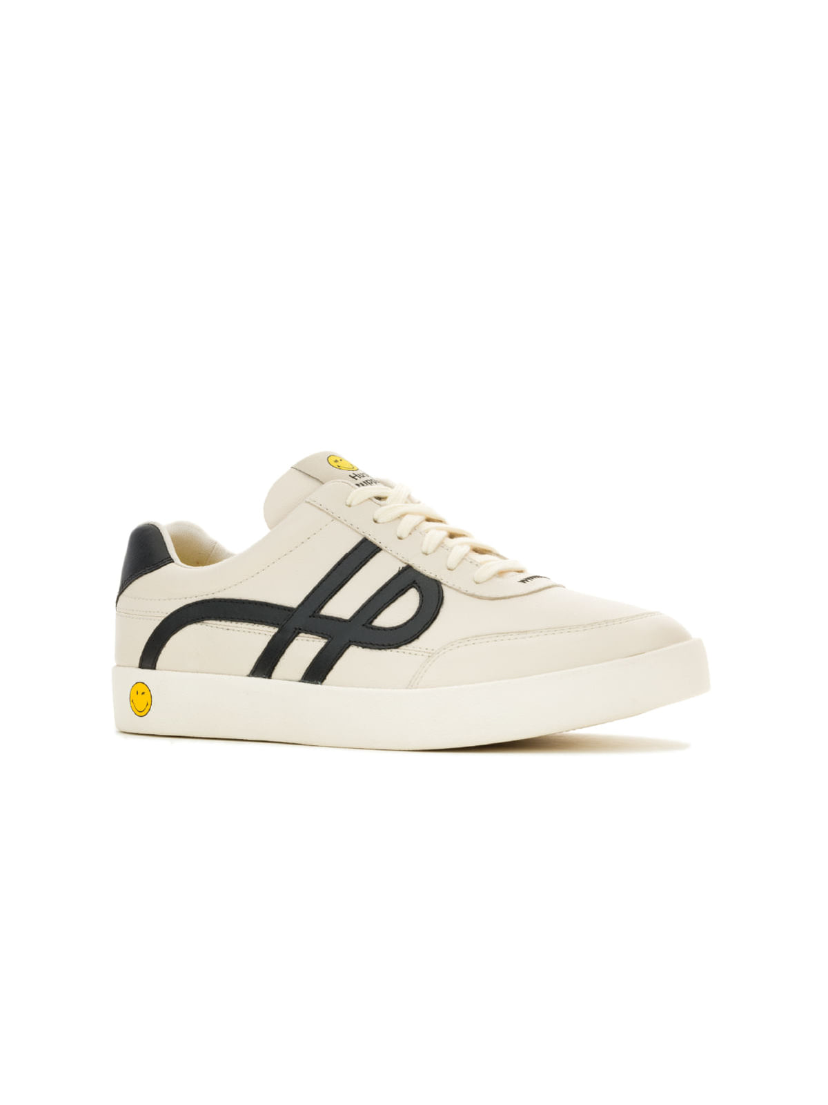 Zapatilla Cuero para Hombre Smiley Seventy8 Charlie Blanca 1