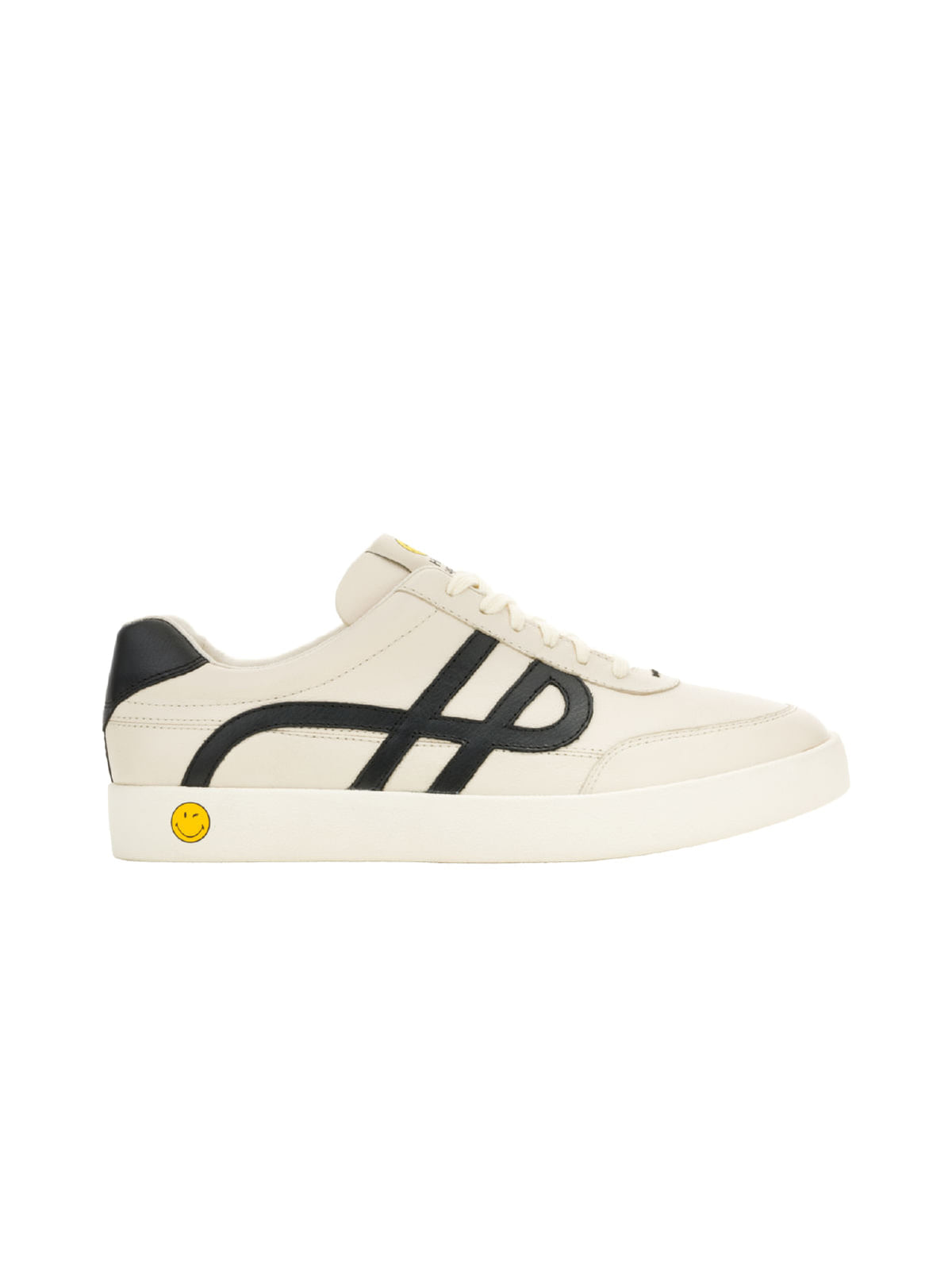Zapatilla Cuero para Hombre Smiley Seventy8 Charlie Blanca 2