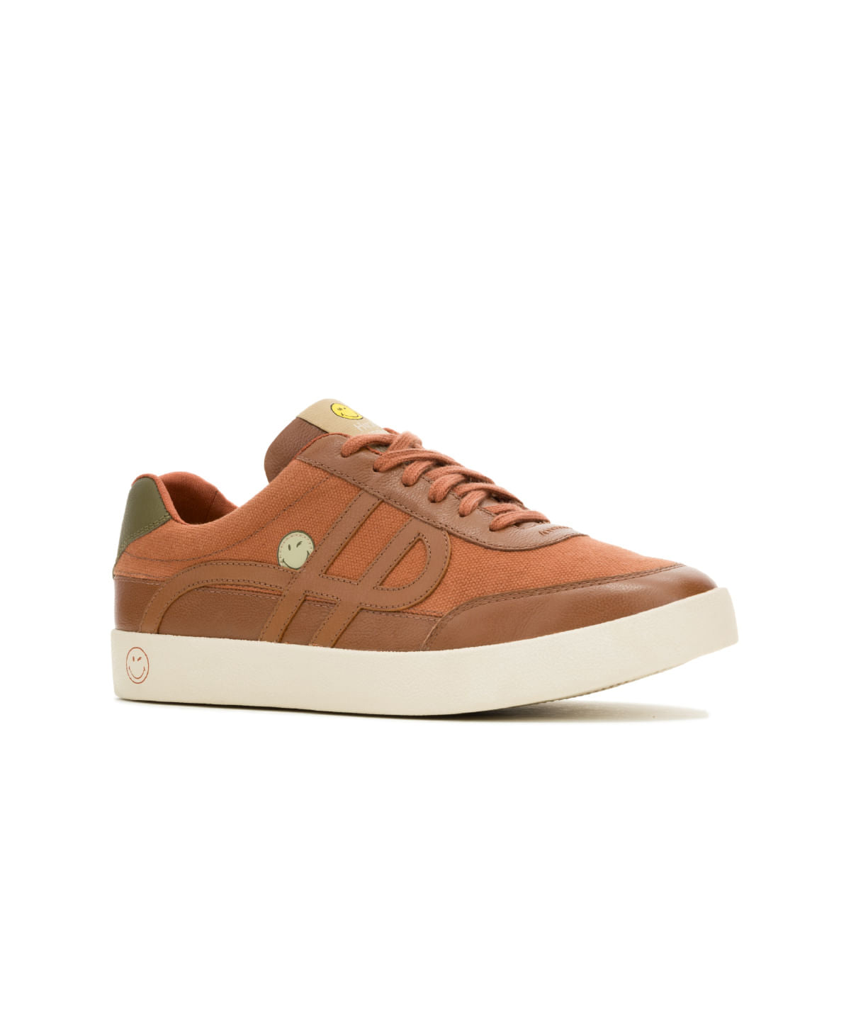 Zapatilla Cuero para Hombre Smiley Seventy8 Charlie Cognac Hush Puppies 1