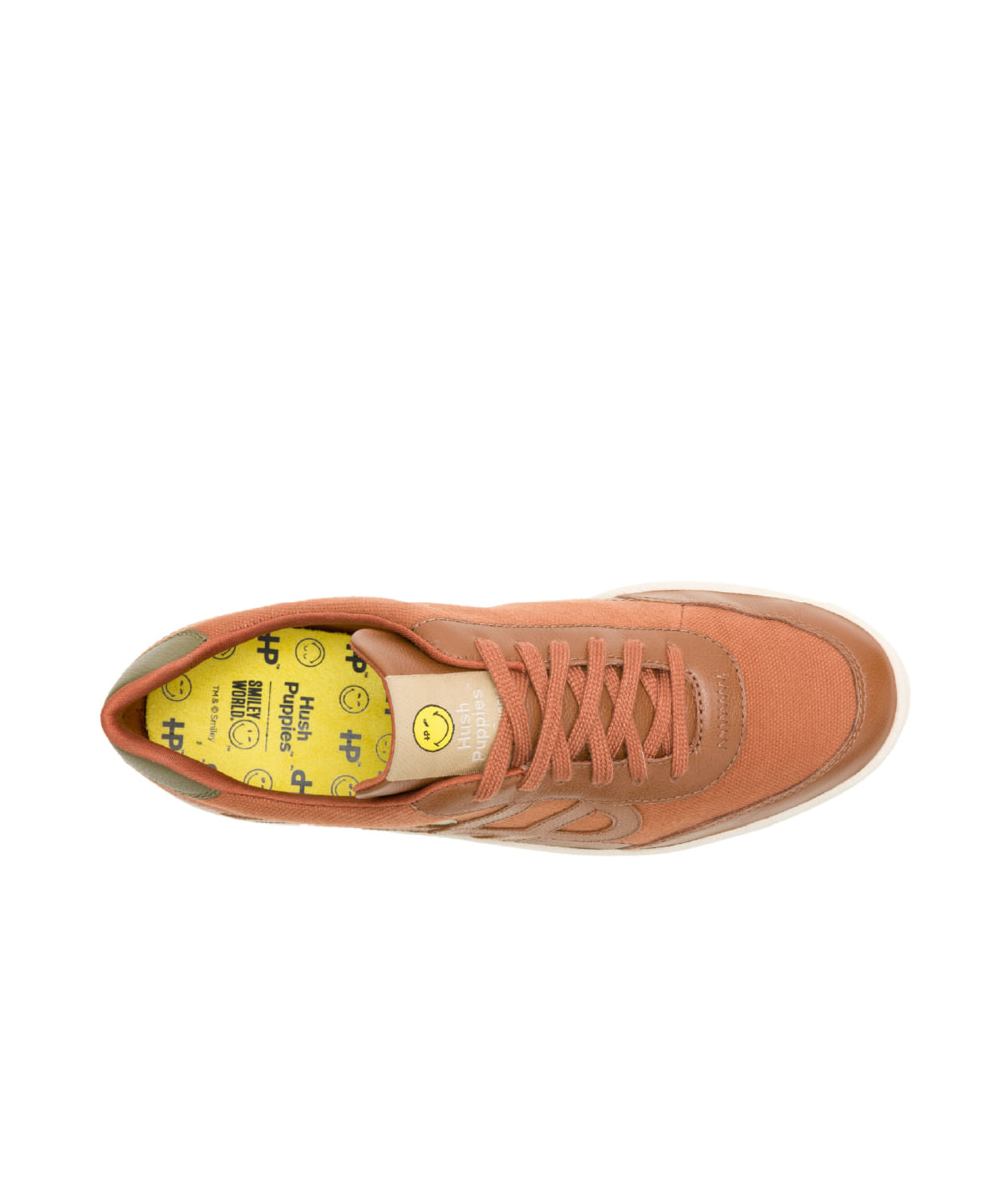 Zapatilla Cuero para Hombre Smiley Seventy8 Charlie Cognac Hush Puppies 5