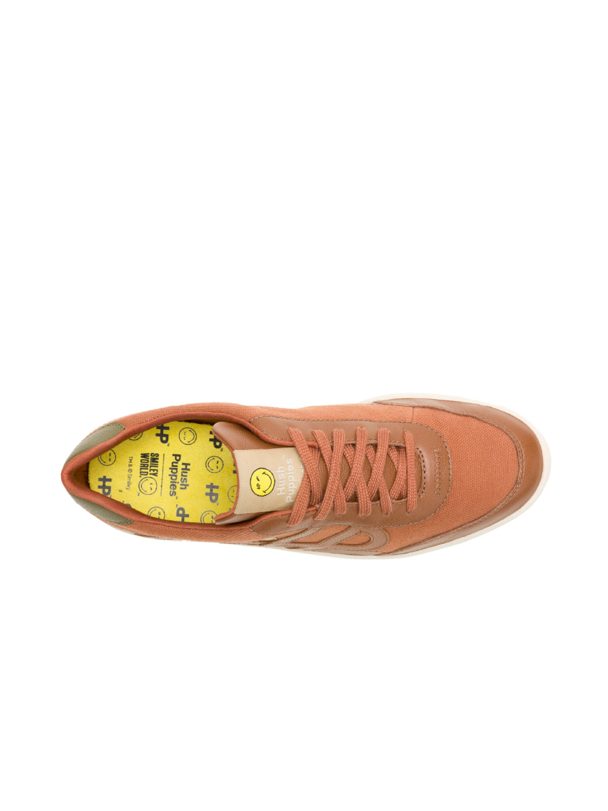 Zapatilla Cuero para Hombre Smiley Seventy8 Charlie Cognac Hush Puppies 5