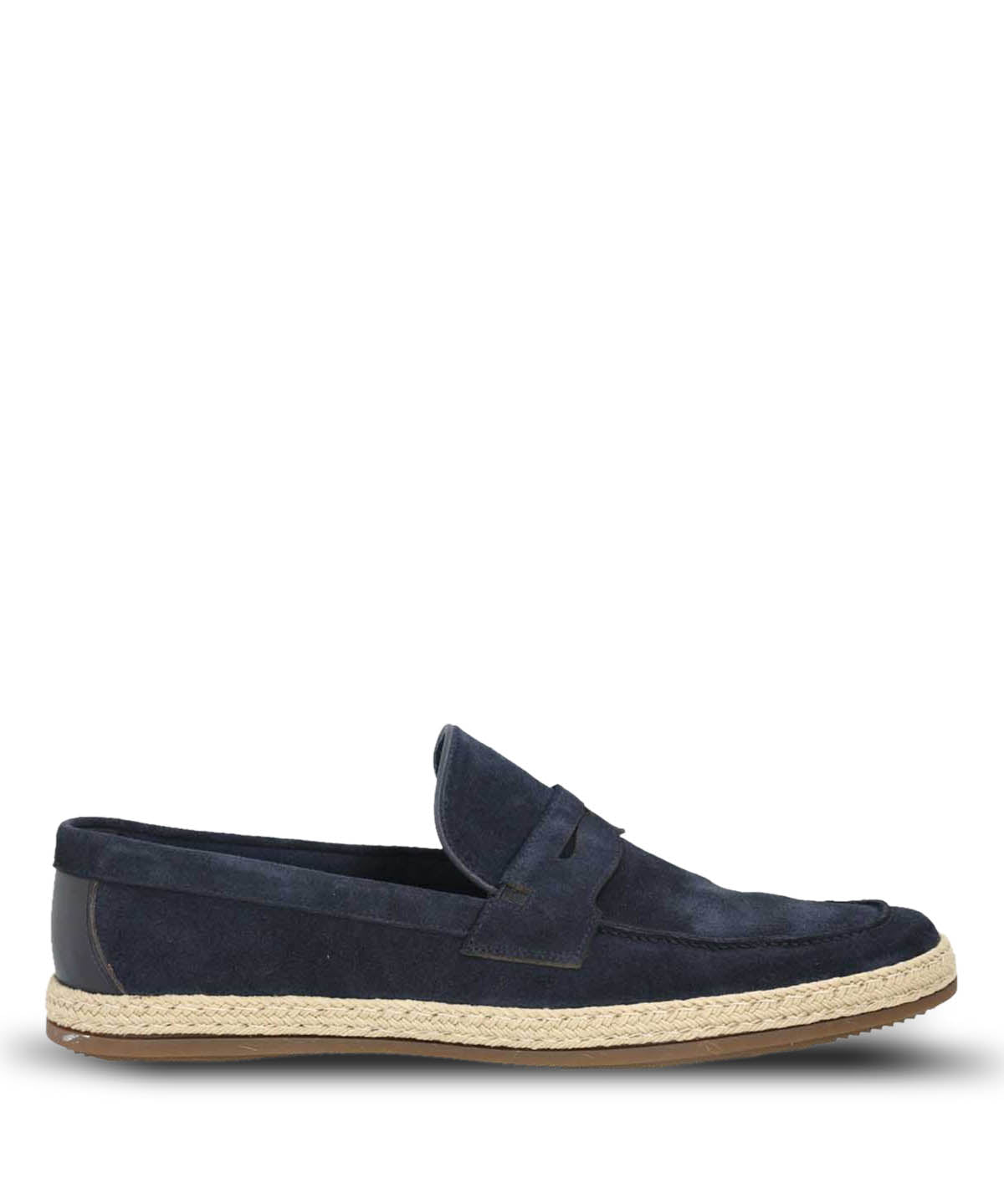 Zapato Casual Mocasin Cuero Hombre Montella Azul Oscuro Hush Puppies 2