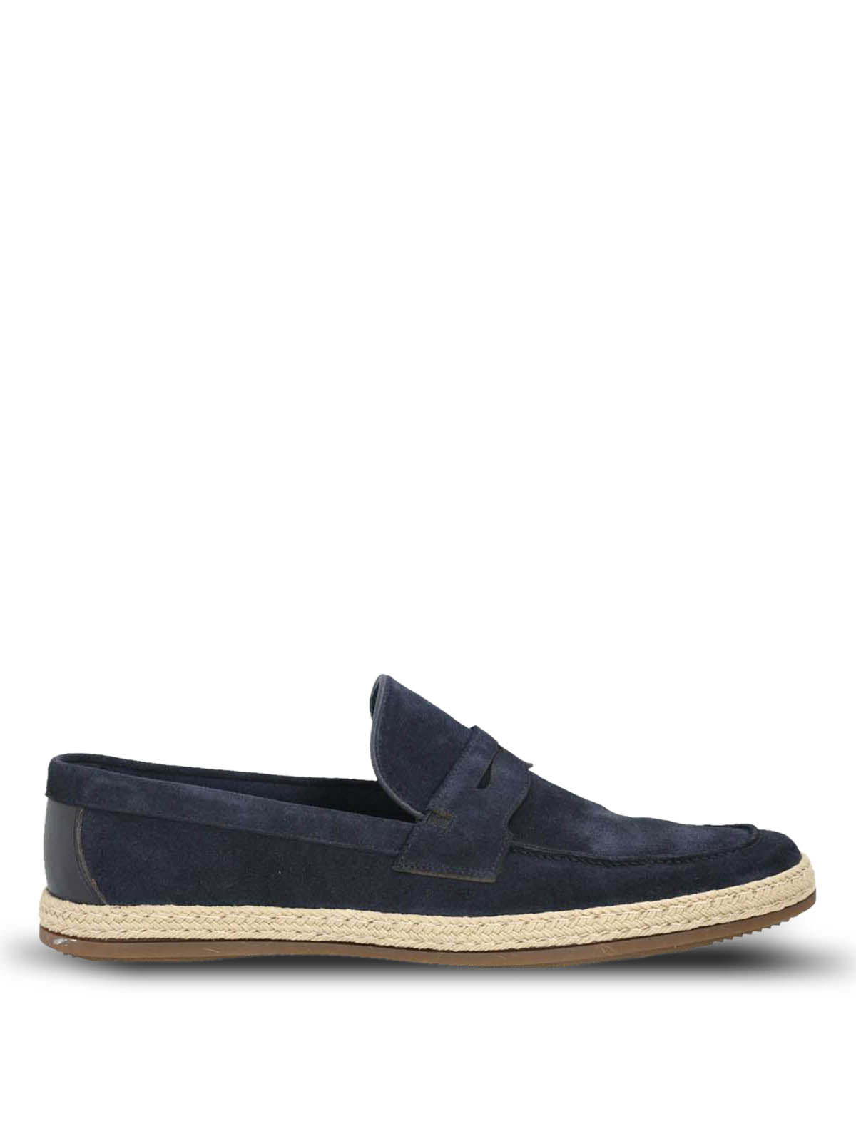 Zapato Casual Mocasin Cuero Hombre Montella Azul Oscuro Hush Puppies 2