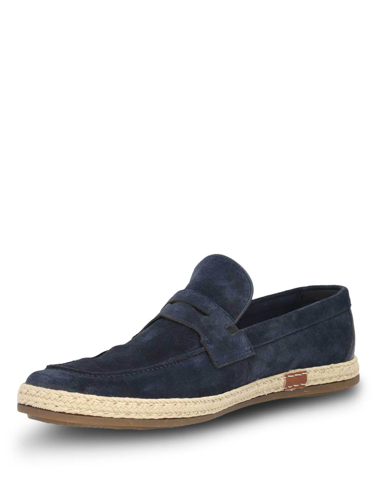 Zapato Casual Mocasin Cuero Hombre Montella Azul Oscuro Hush Puppies 4