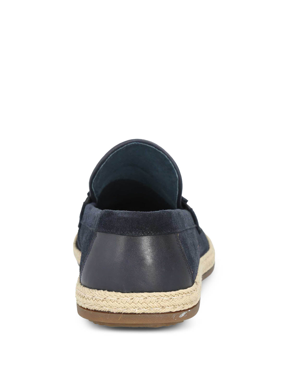 Zapato Casual Mocasin Cuero Hombre Montella Azul Oscuro Hush Puppies 6