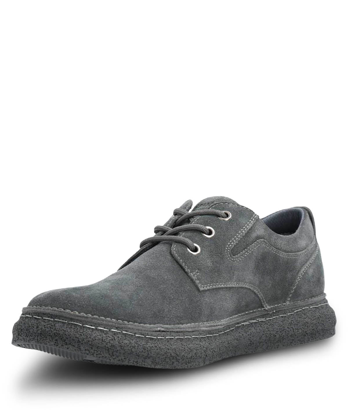 Zapatilla Cuero Hombre Gared Gris Hush Puppies 4