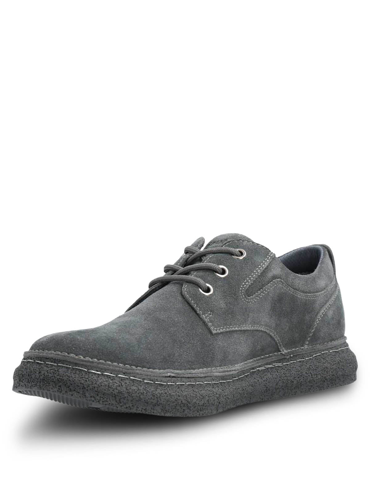 Zapatilla Cuero Hombre Gared Gris Hush Puppies 4