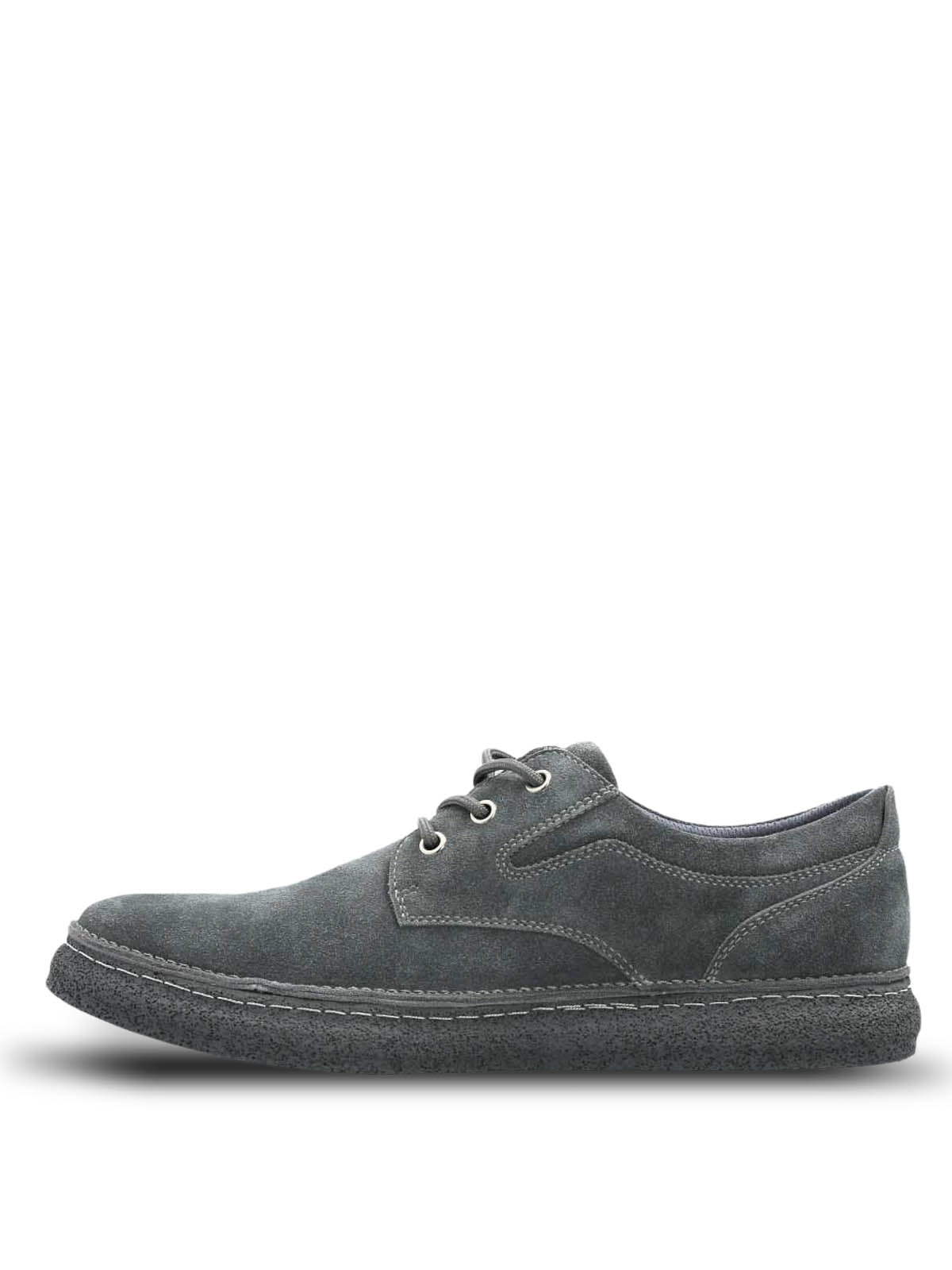 Zapatilla Cuero Hombre Gared Gris Hush Puppies 5