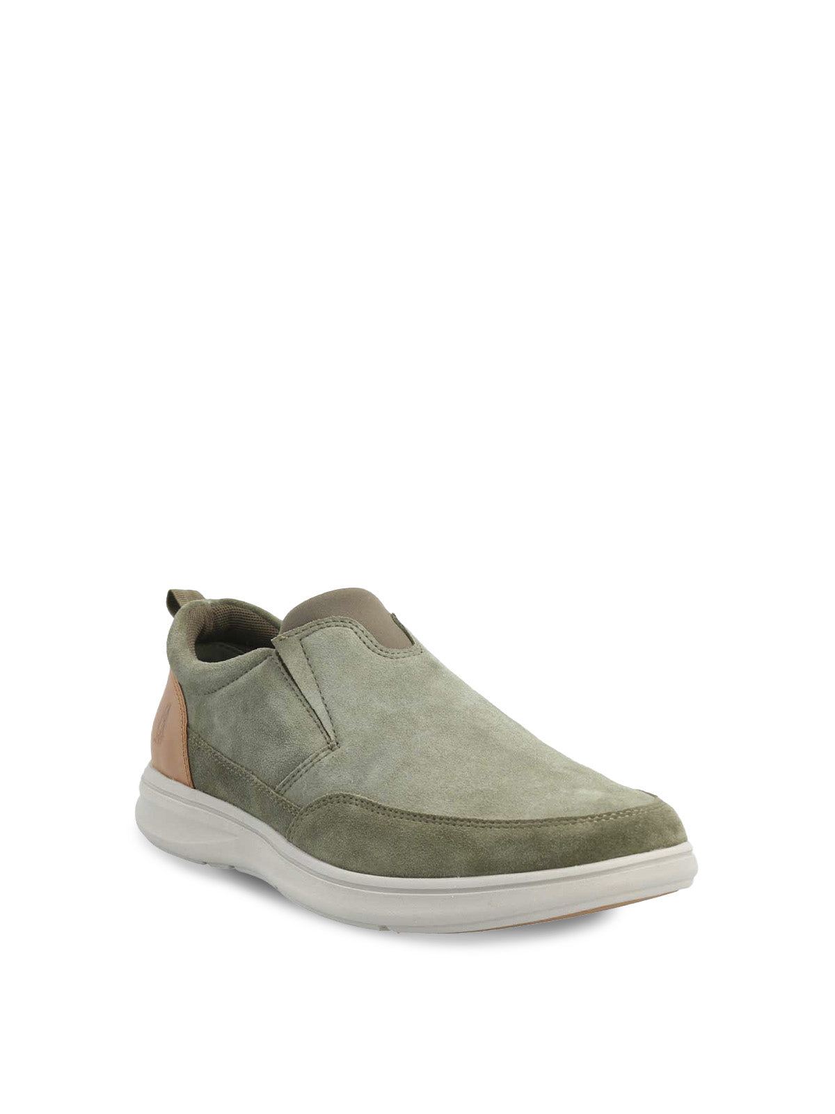 Zapato Casual Cuero Robson Verde para Hombre Hush Puppies 1