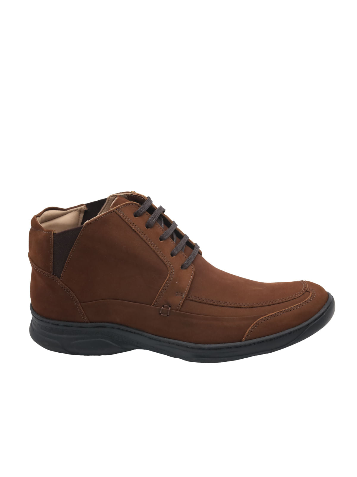 Botín Cuero Robertson Brown para Hombre Hush Puppies 1