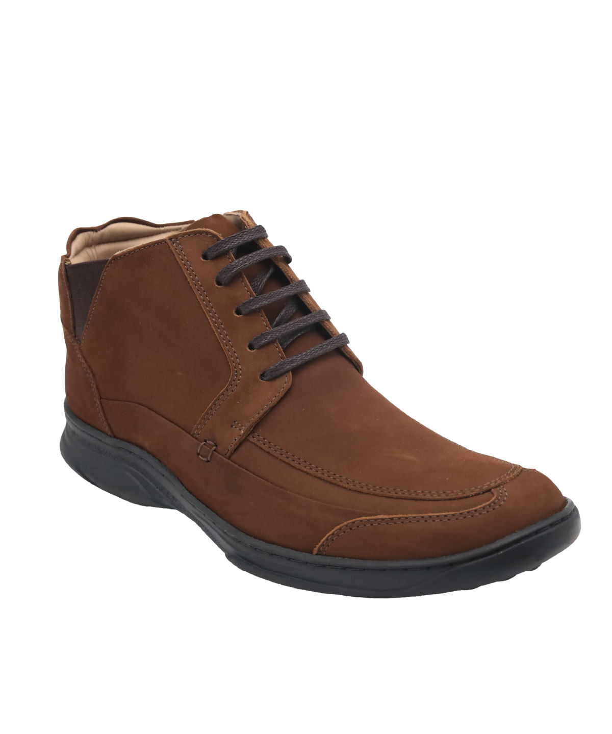Botín Cuero Robertson Brown para Hombre Hush Puppies 2