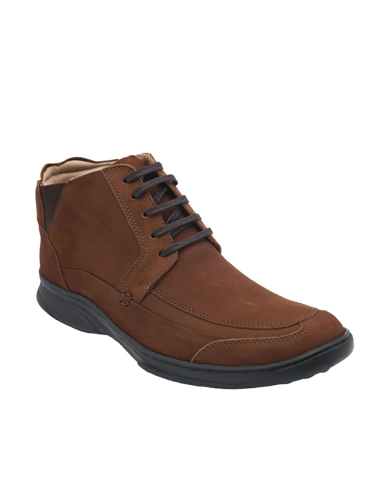 Botín Cuero Robertson Brown para Hombre Hush Puppies 2