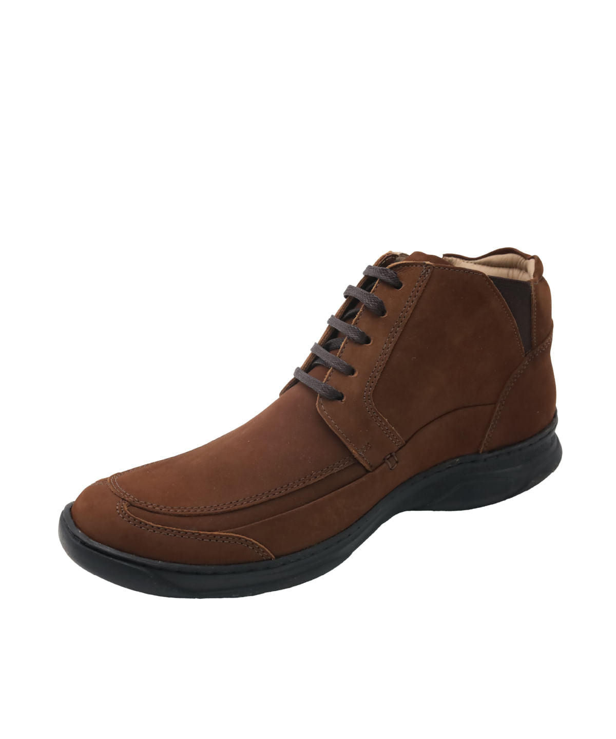 Botín Cuero Robertson Brown para Hombre Hush Puppies 3
