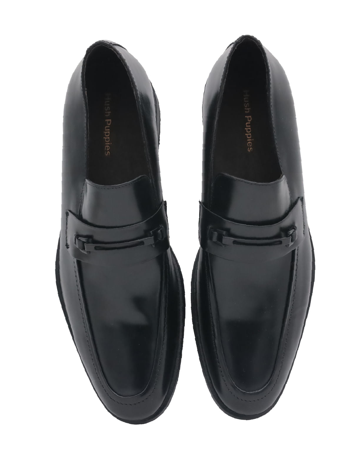 Mocasín Cuero Verona Negro para Hombre Hush Puppies 6