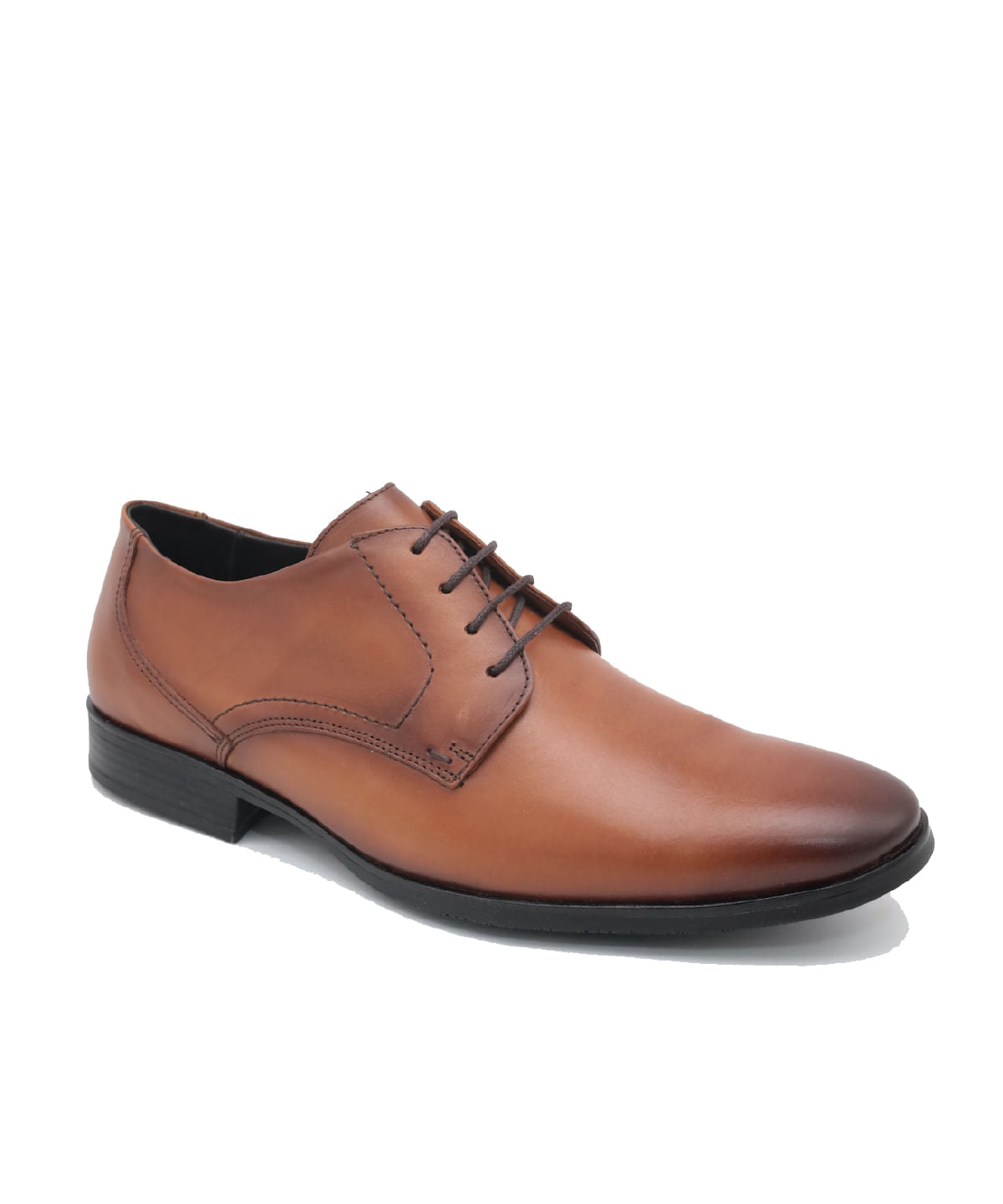 Zapato Vestir Cuero Mesina Caramelo para Hombre Hush Puppies 2