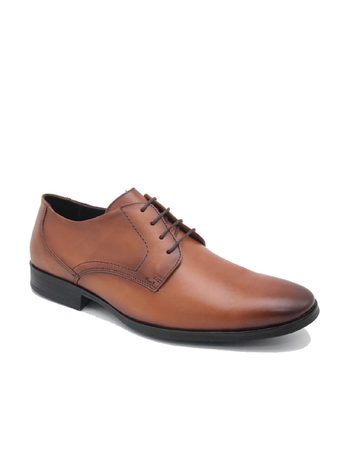 Zapato Vestir Cuero Mesina Caramelo para Hombre Hush Puppies 2