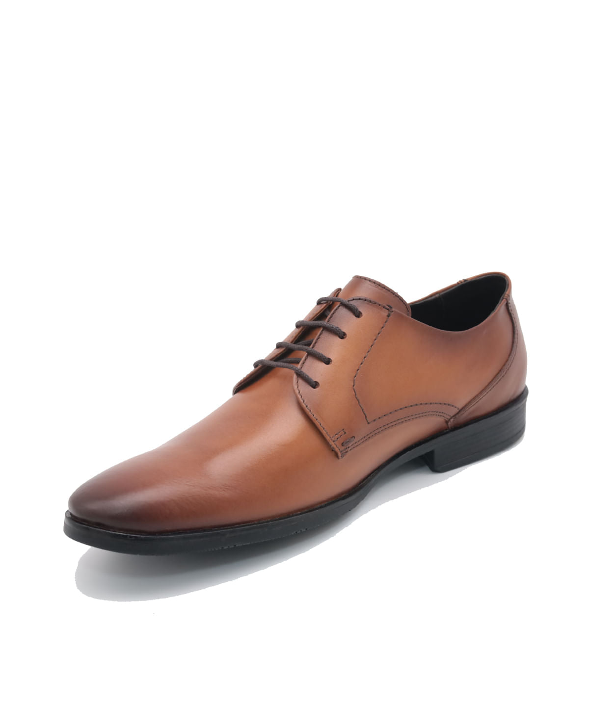 Zapato Vestir Cuero Mesina Caramelo para Hombre Hush Puppies 3