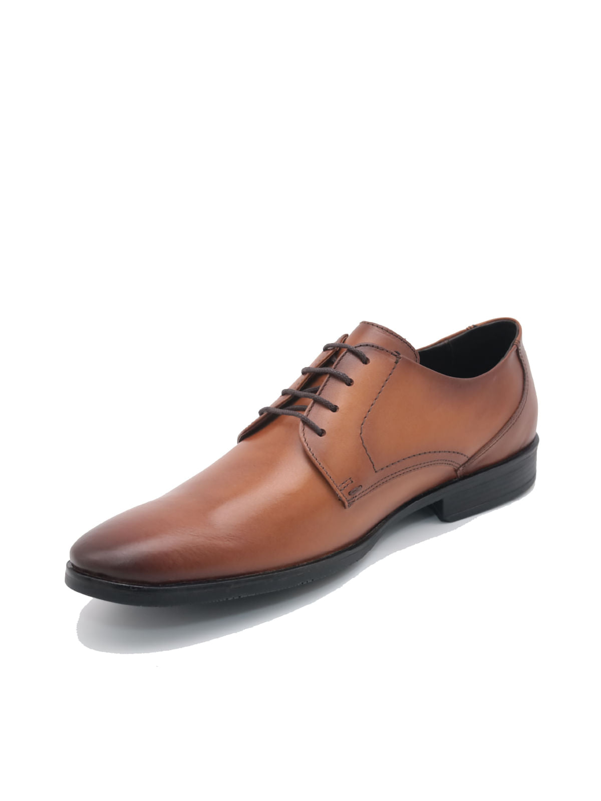 Zapato Vestir Cuero Mesina Caramelo para Hombre Hush Puppies 3