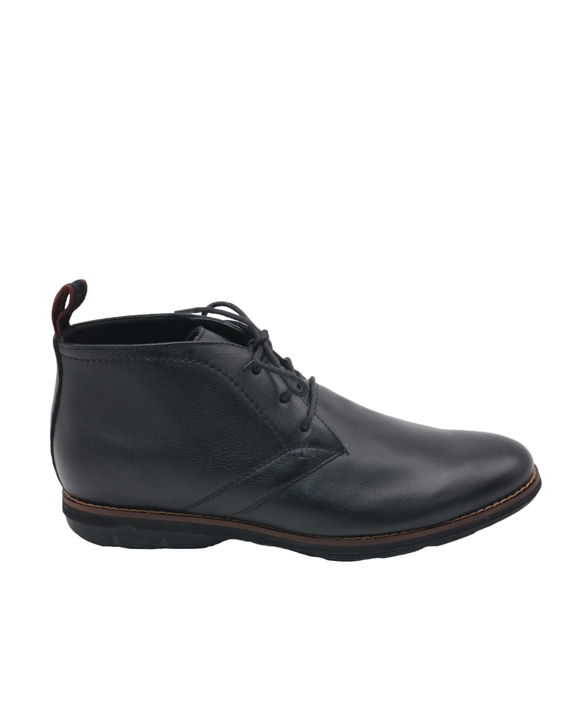 Botín Cuero Otto Negro para Hombre Hush Puppies 1