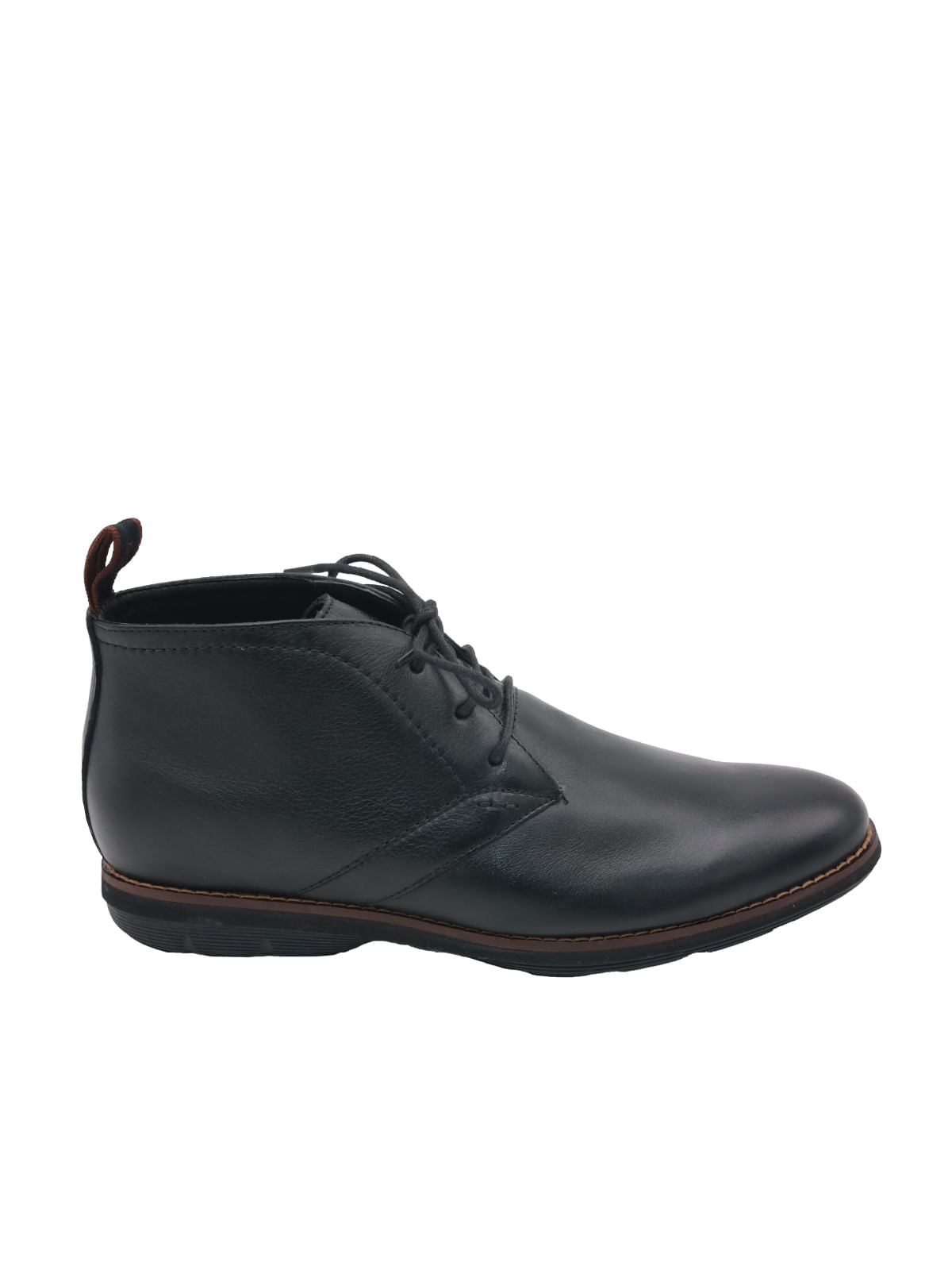 Botín Cuero Otto Negro para Hombre Hush Puppies 1