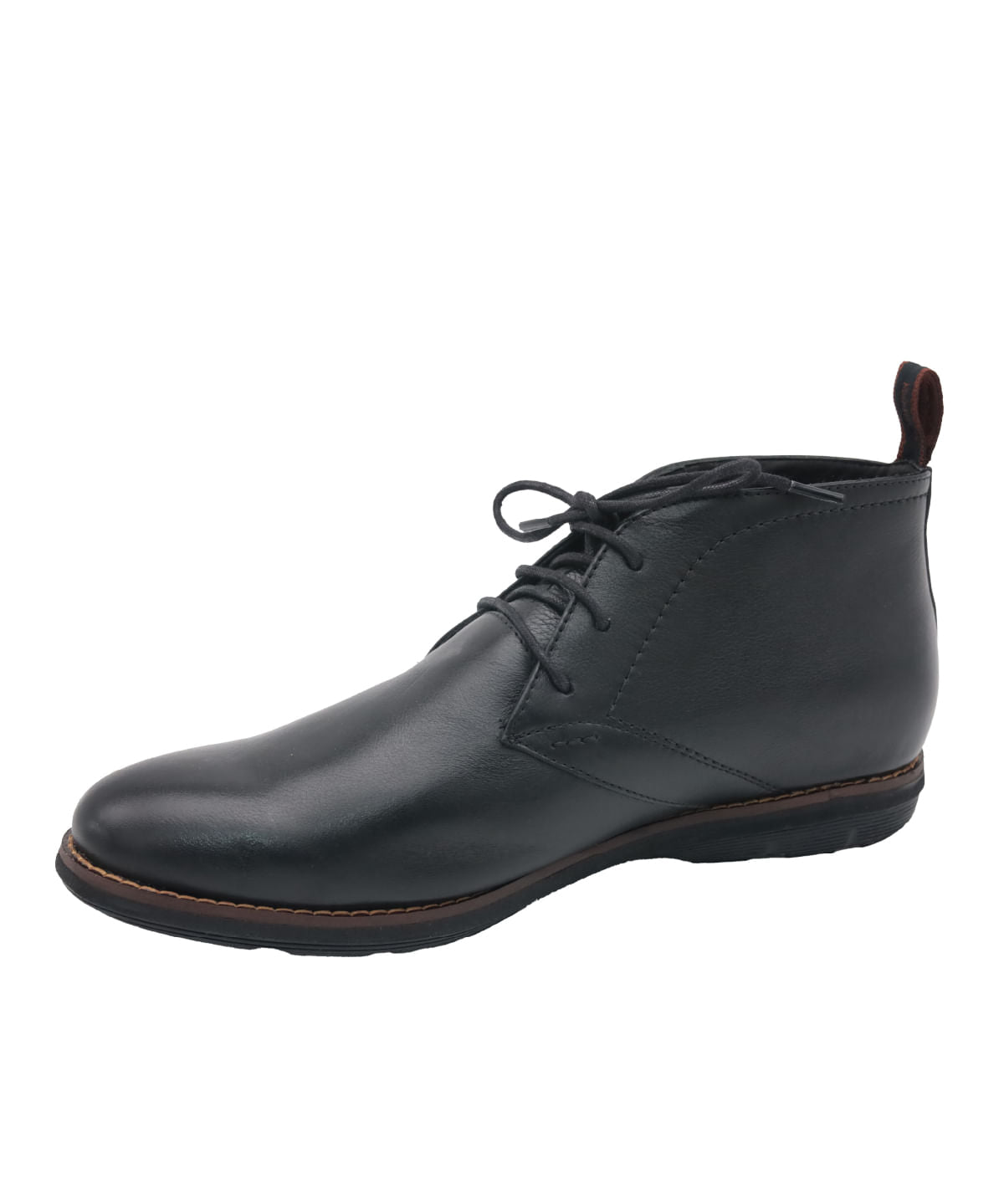 Botín Cuero Otto Negro para Hombre Hush Puppies 3