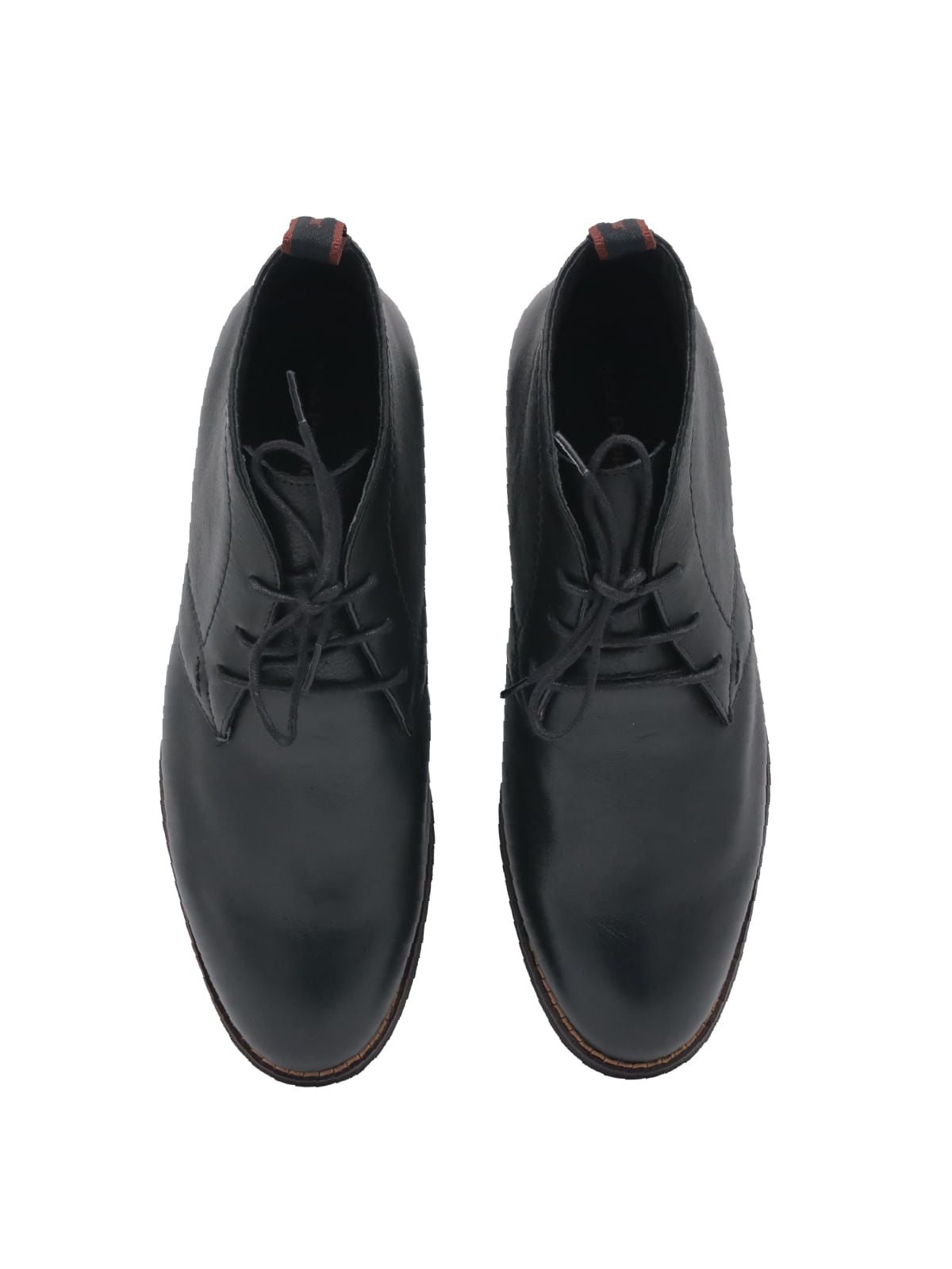 Botín Cuero Otto Negro para Hombre Hush Puppies 6