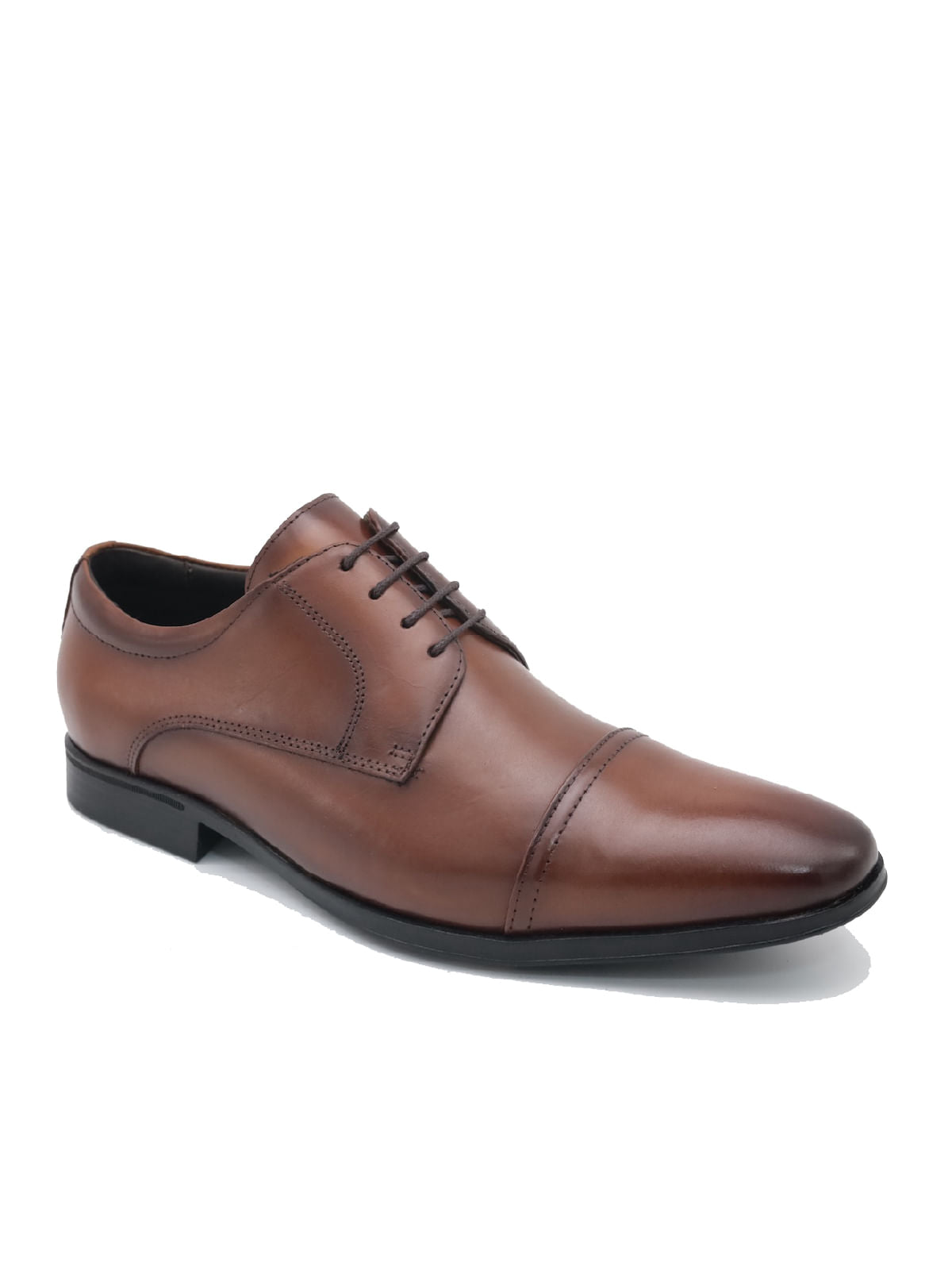 Zapato Vestir Cuero Palermo Café para Hombre Hush Puppies 2