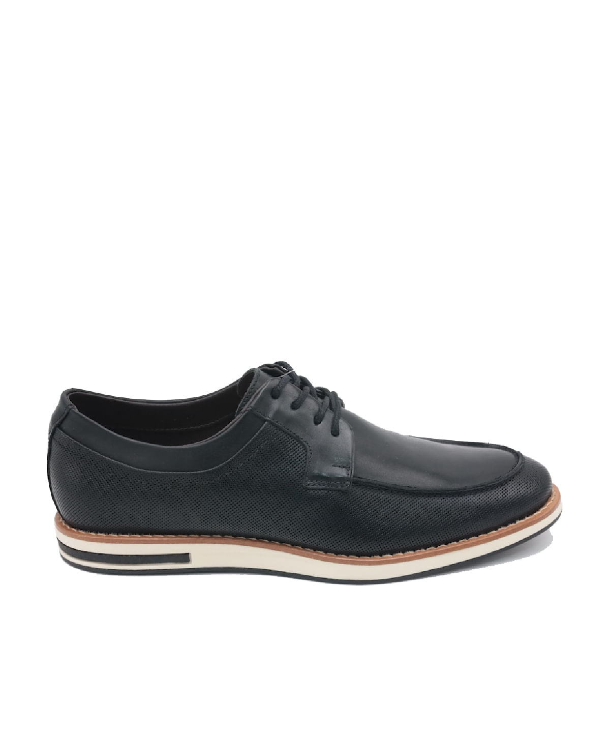 Zapato Casual Cuero Genova Negro para Hombre Hush Puppies 1