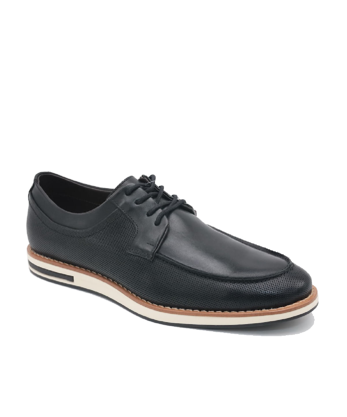 Zapato Casual Cuero Genova Negro para Hombre Hush Puppies 2