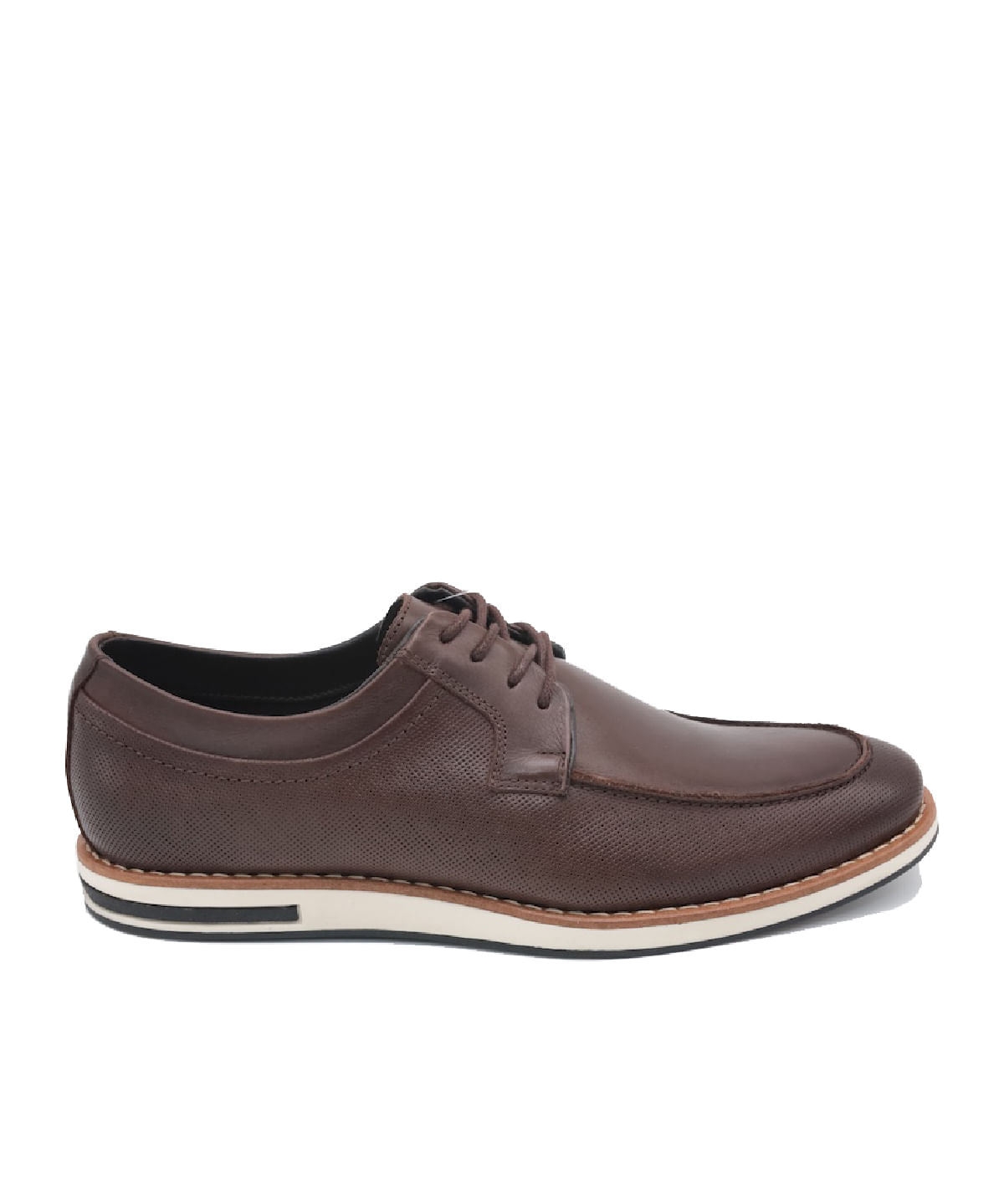 Zapato Casual Cuero Genova DK Brown para Hombre Hush Puppies 1