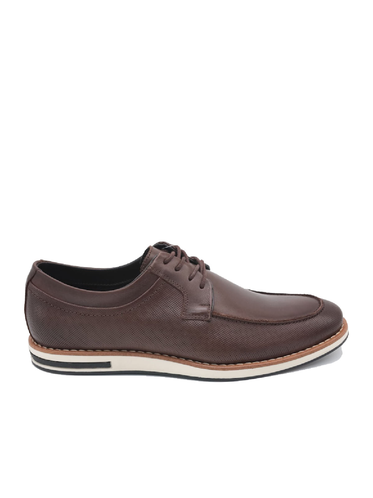 Zapato Casual Cuero Genova DK Brown para Hombre Hush Puppies 1