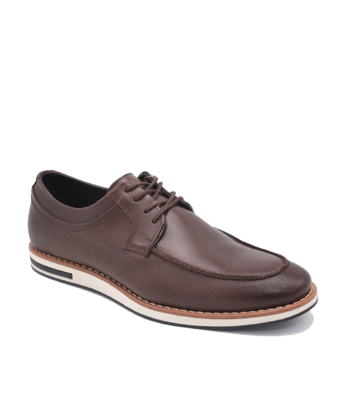Zapato Casual Cuero Genova DK Brown para Hombre Hush Puppies 2