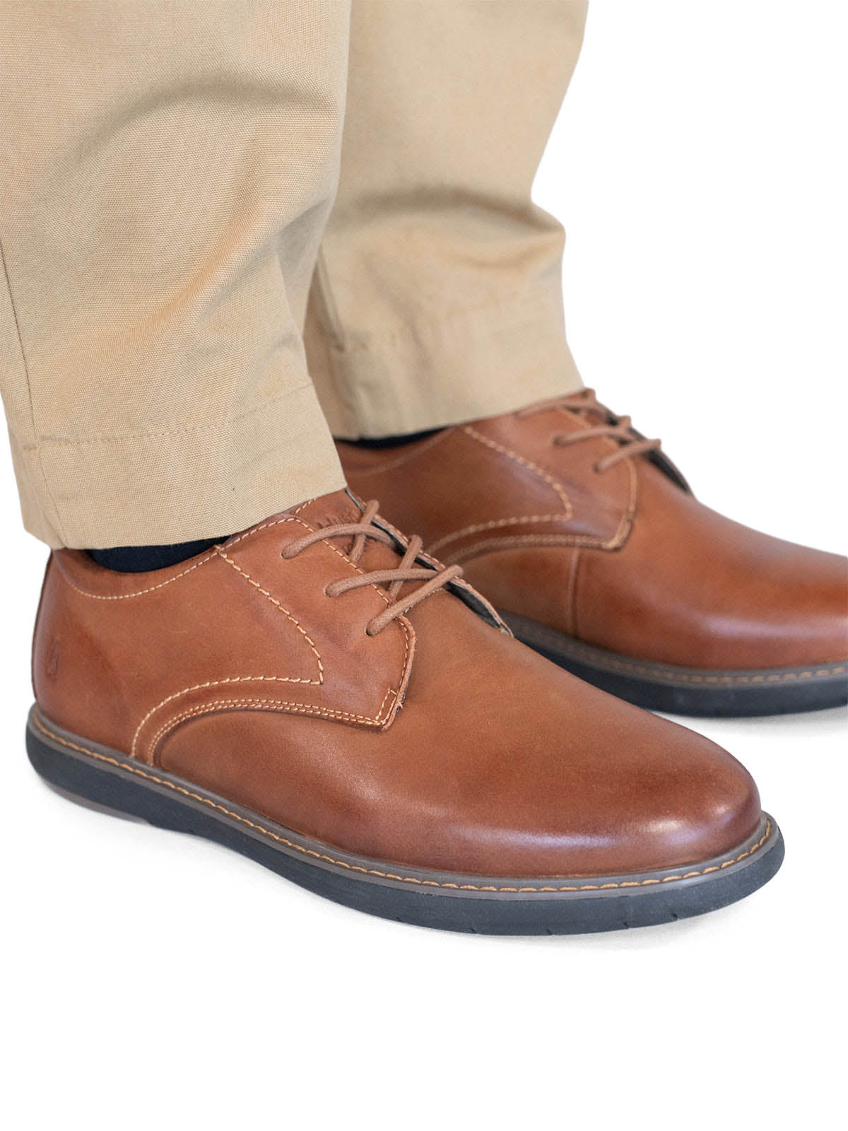 Zapato Casual Bolo Para Hombre Whisky Hush Puppies 3