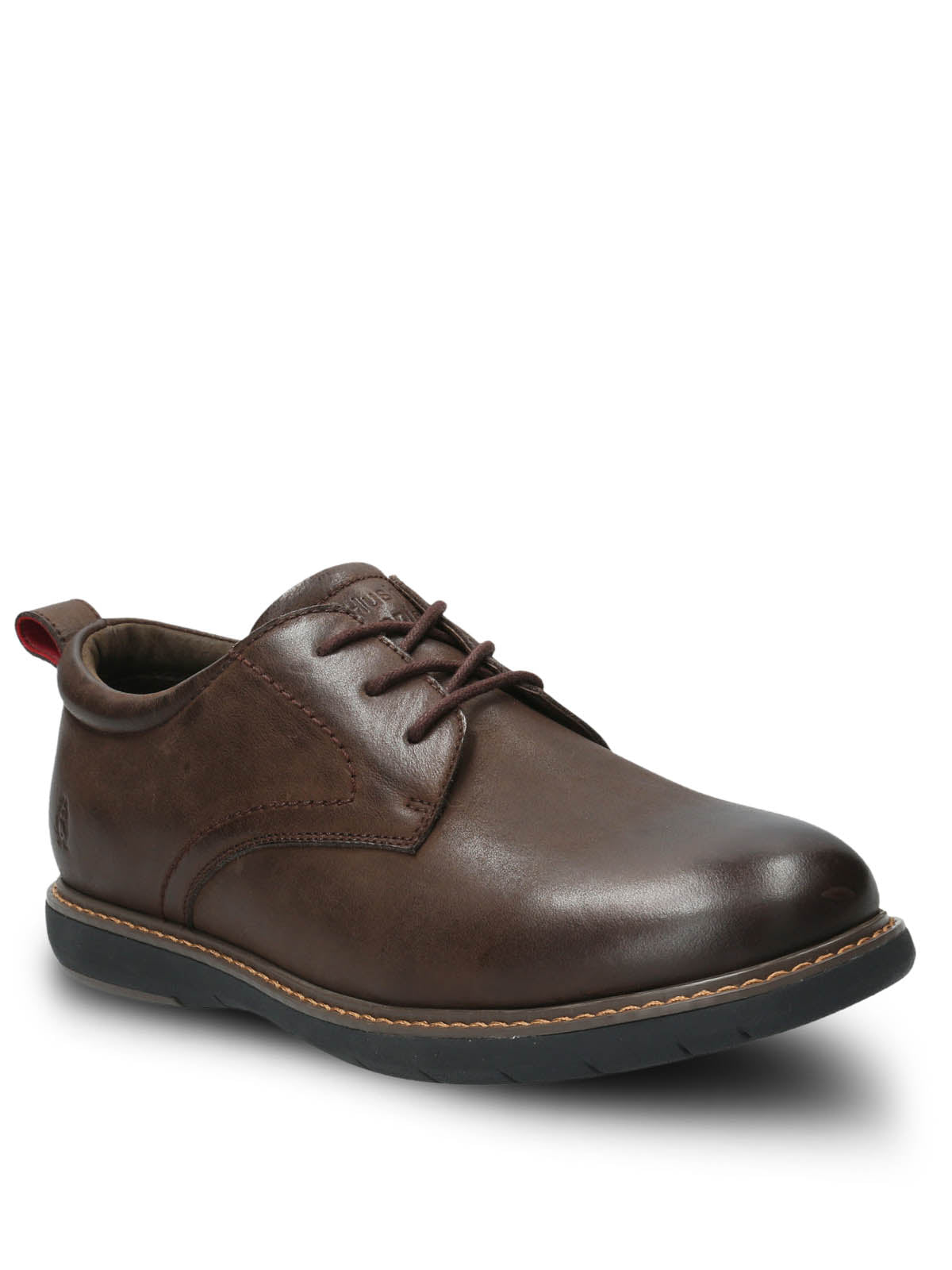 Zapato Casual Bolo Para Hombre Café Hush Puppies 1