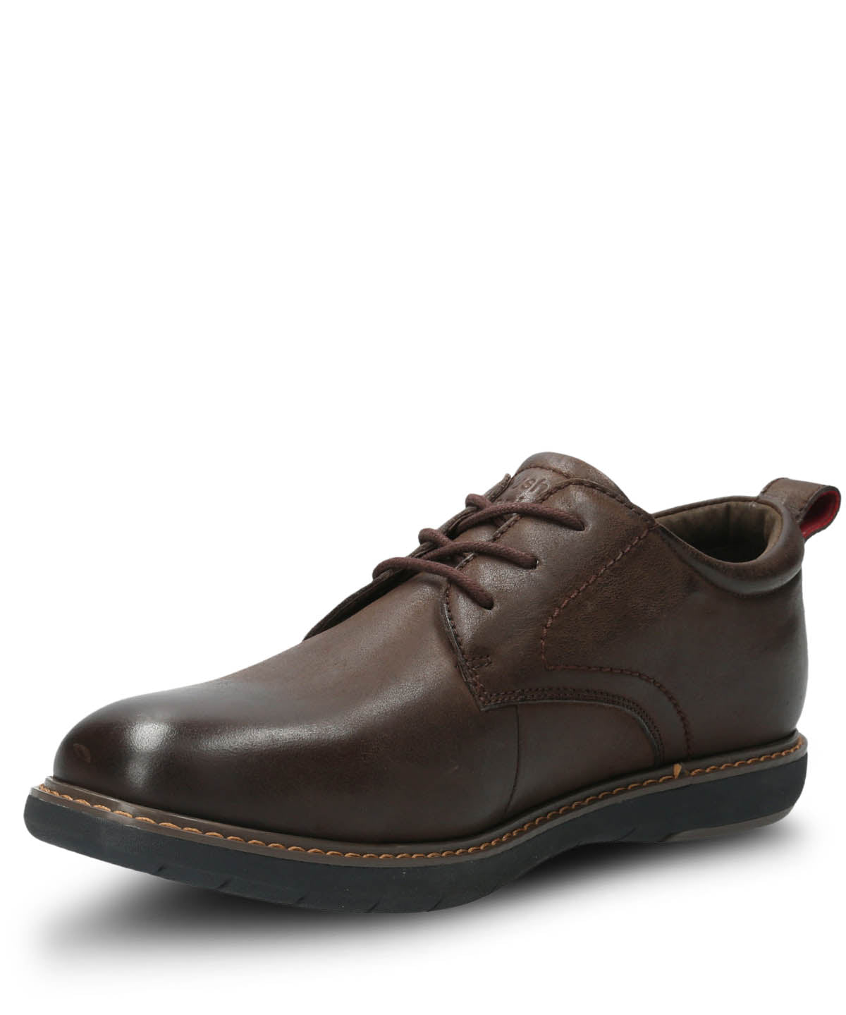 Zapato Casual Bolo Para Hombre Café Hush Puppies 4